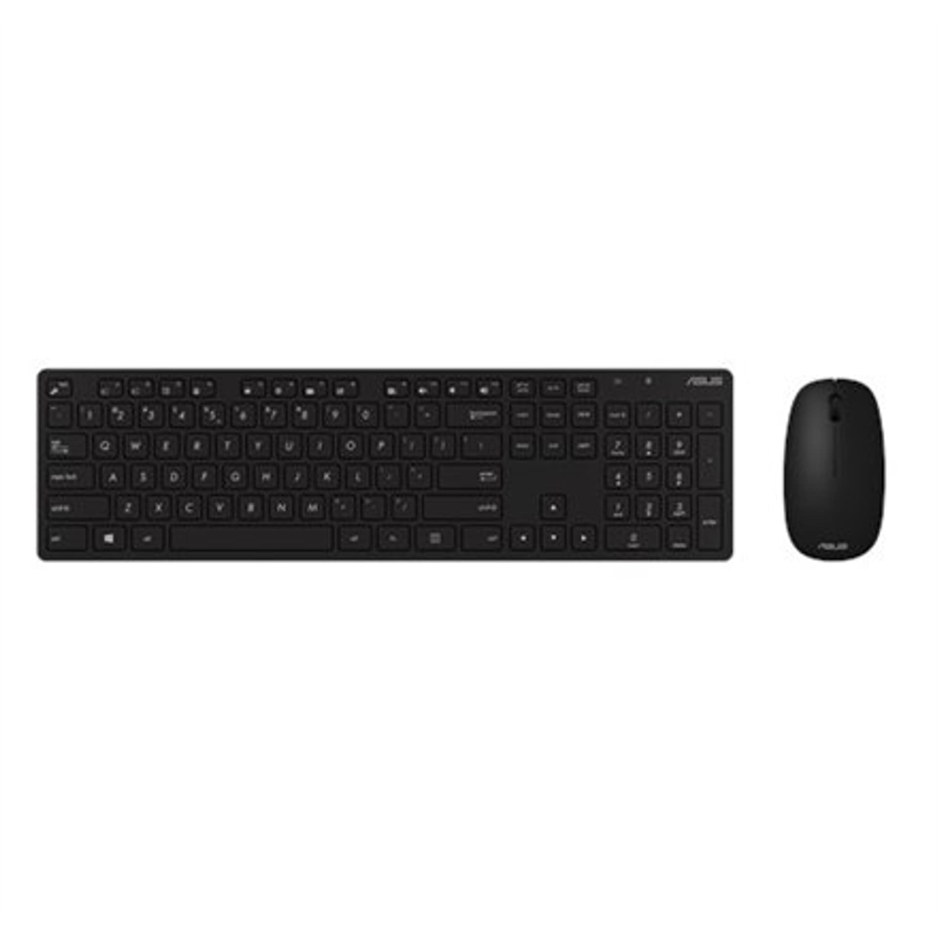 

Asus W5000 Zestaw klawiatury i myszy, bezprzewodowy, mysz w zestawie, baterie w zestawie, RU, czarny
