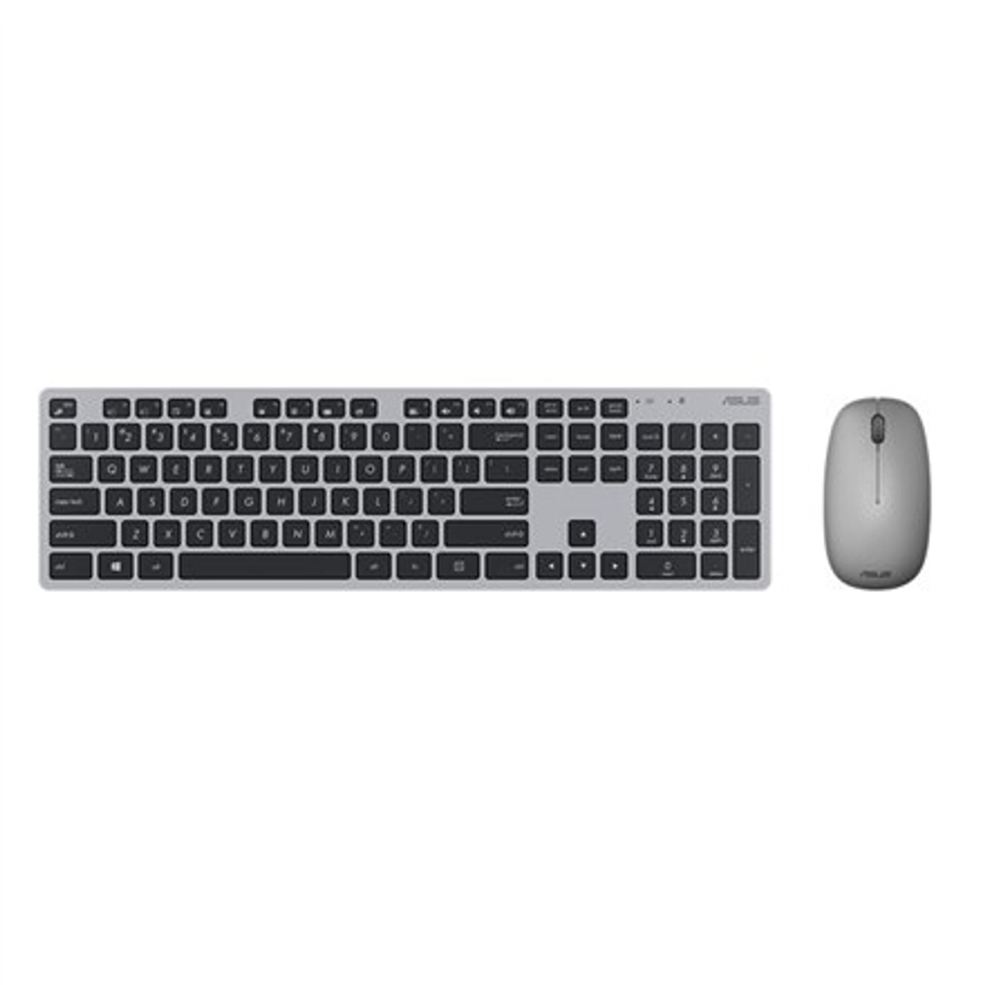 

Asus W5000 Zestaw klawiatury i myszy, bezprzewodowy, mysz w zestawie, RU, szary