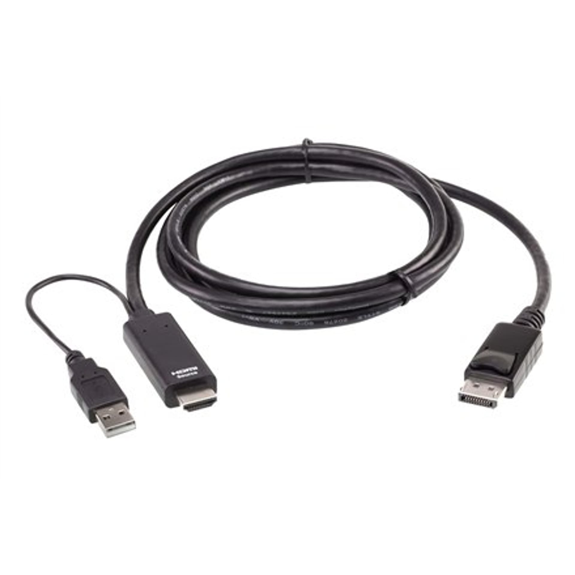 

Aten 2L-7D02HDP True 4K 1.8M HDMI to DisplayPort Cable (kabel HDMI do DisplayPort)