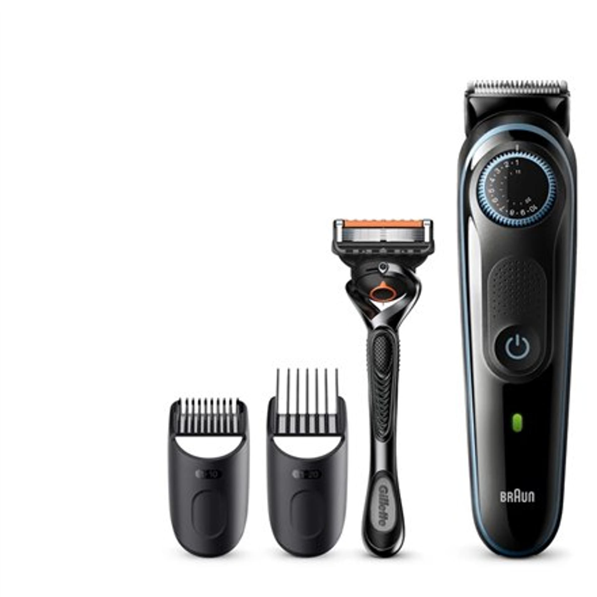 

Braun Beard Trimmer BT3340 Bezprzewodowy i przewodowy, Czas pracy (max) 80 min, Ilość stopni długości 39, NiMH, Czarny/Niebieski, Max) 80 min/ilość stopni długości 39/nimh/czarny/niebiesk