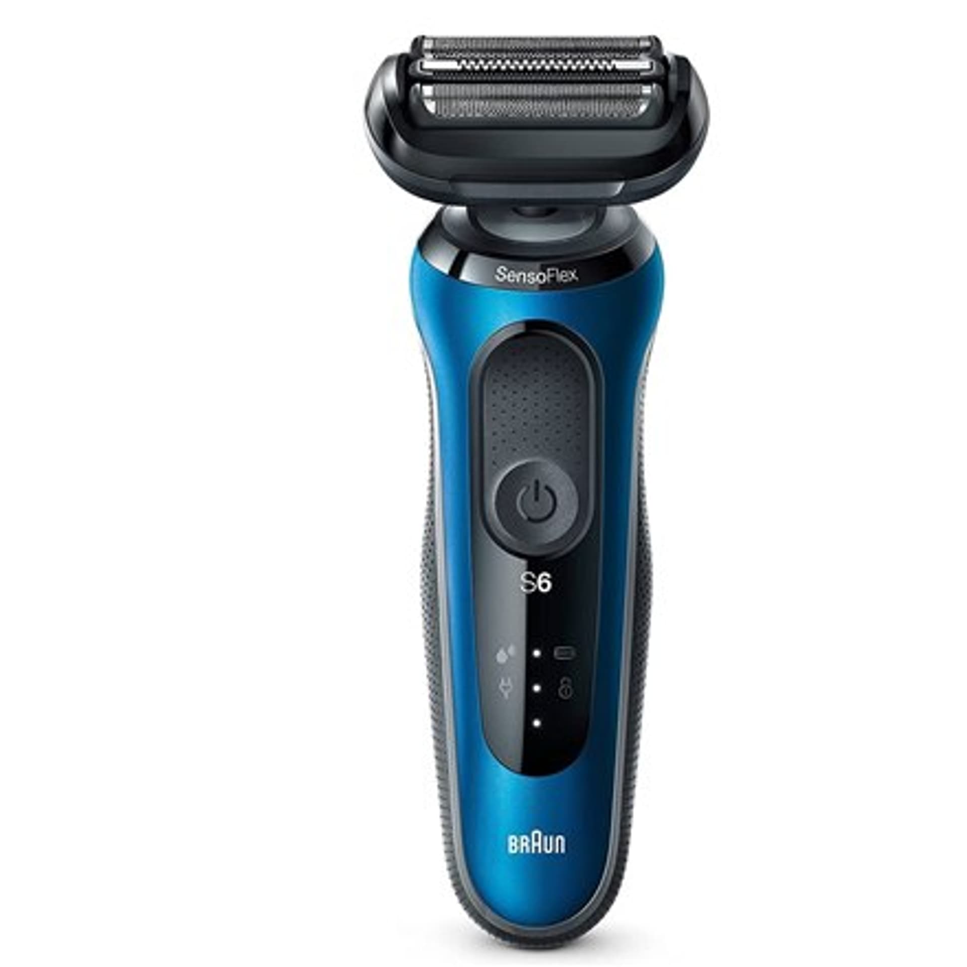 

Braun Shaver 61-B1500s Czas pracy (max) 50 min, Wet & Dry, Blue/Black, Max) 50 min/wet & dry/blue/blac