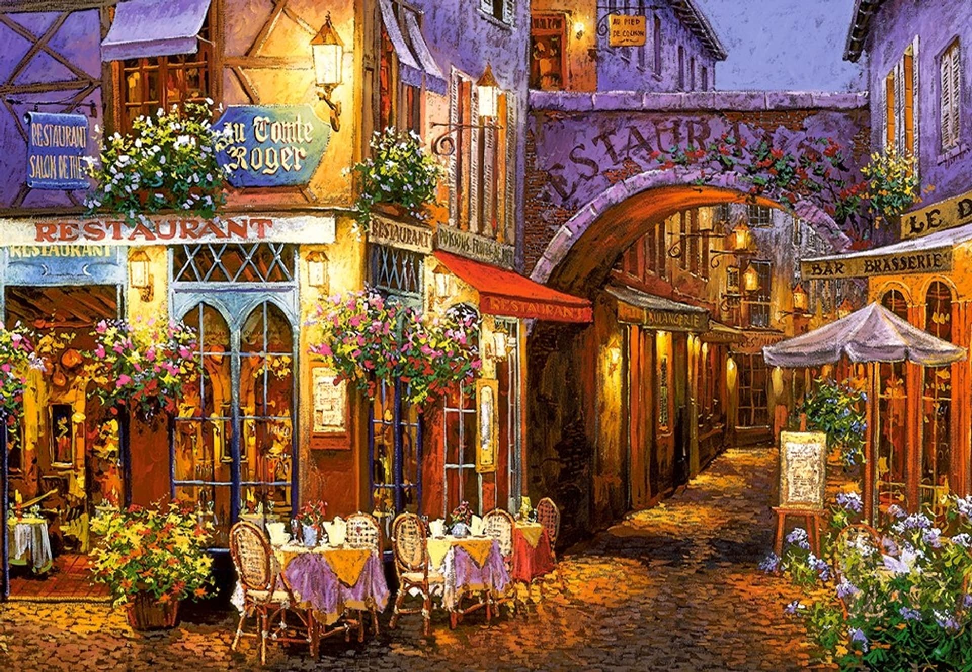 

Puzzle 1000 elementów - Wieczór w Provence