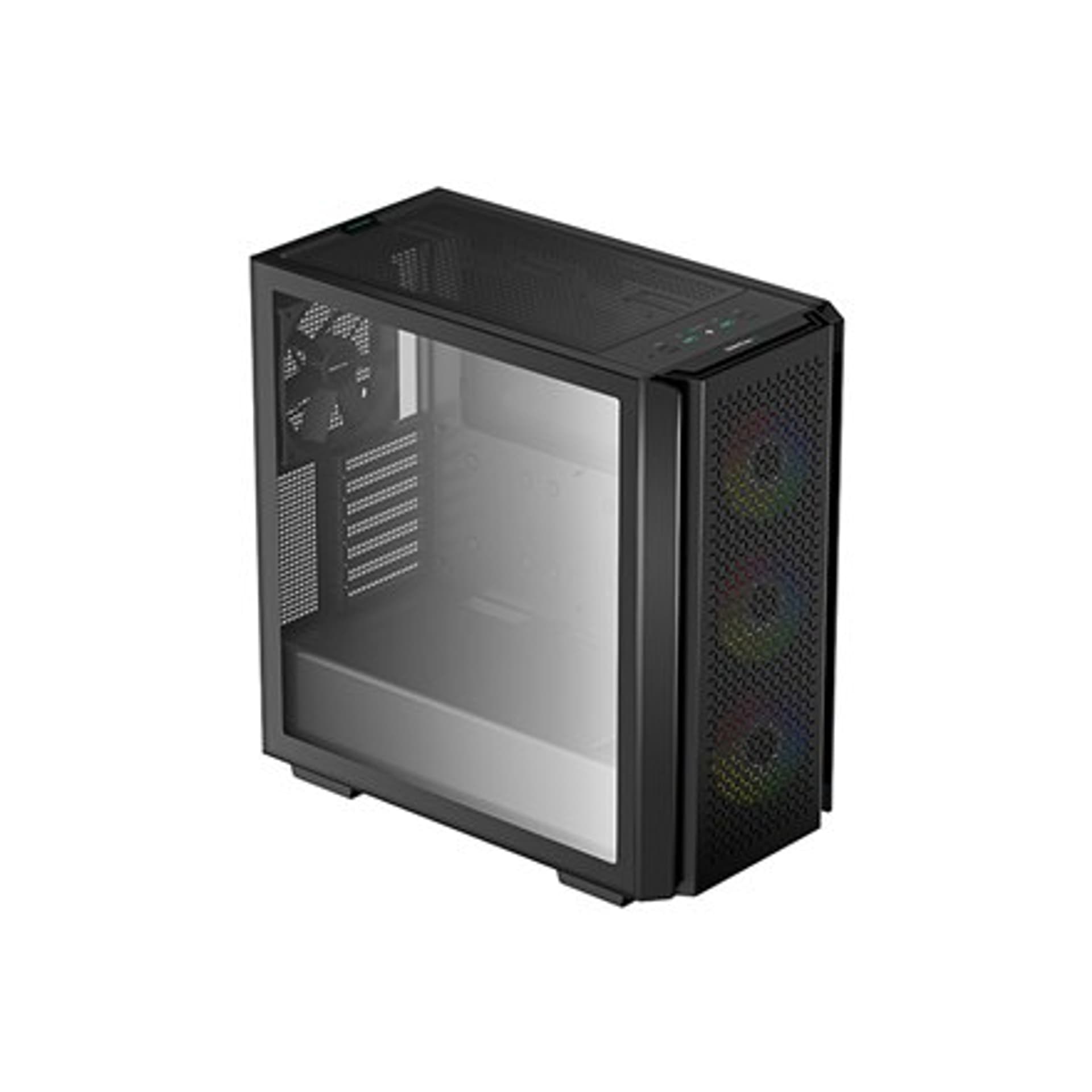 

Deepcool MID TOWER CASE CG560 i PSU DN650 Okno boczne, Czarny, Mid-Tower, Zasilacz w zestawie Tak