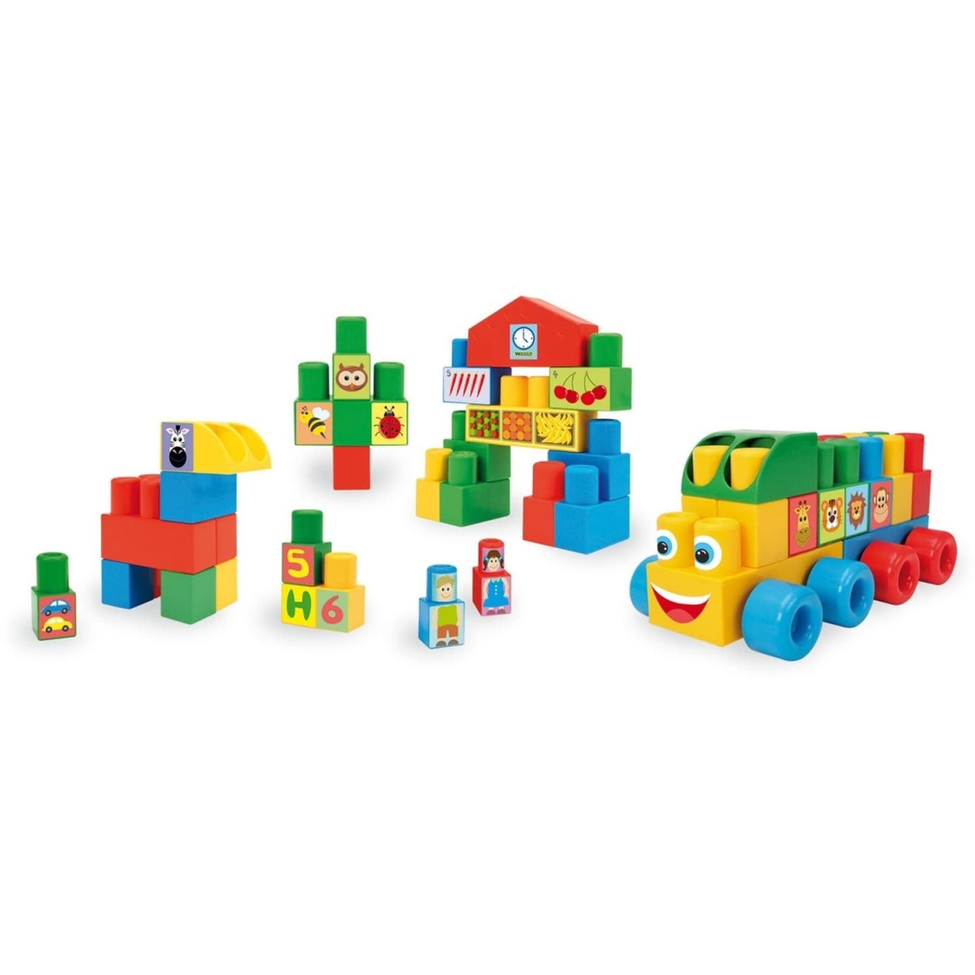 

Klocki Middle Blocks 70 elementów Big w kartonie