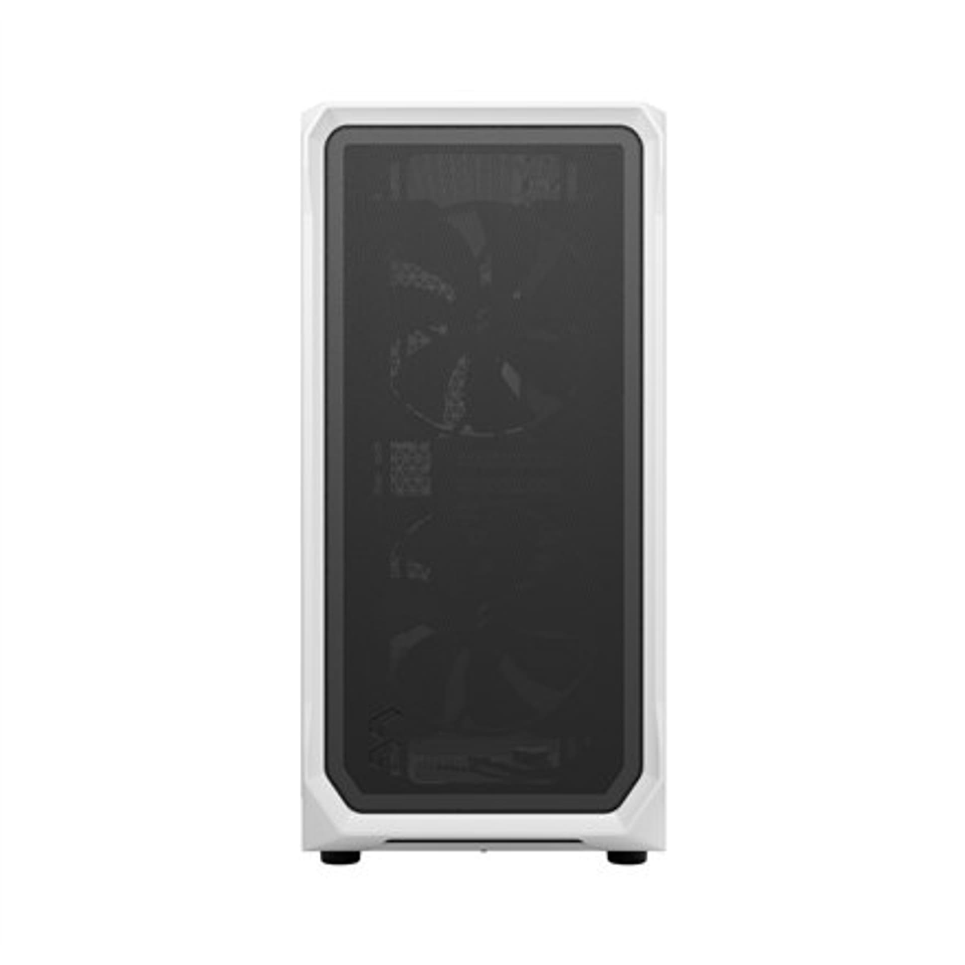 

Fractal Design Focus 2 White TG Clear Tint, Midi Tower, zasilacz w zestawie Nie