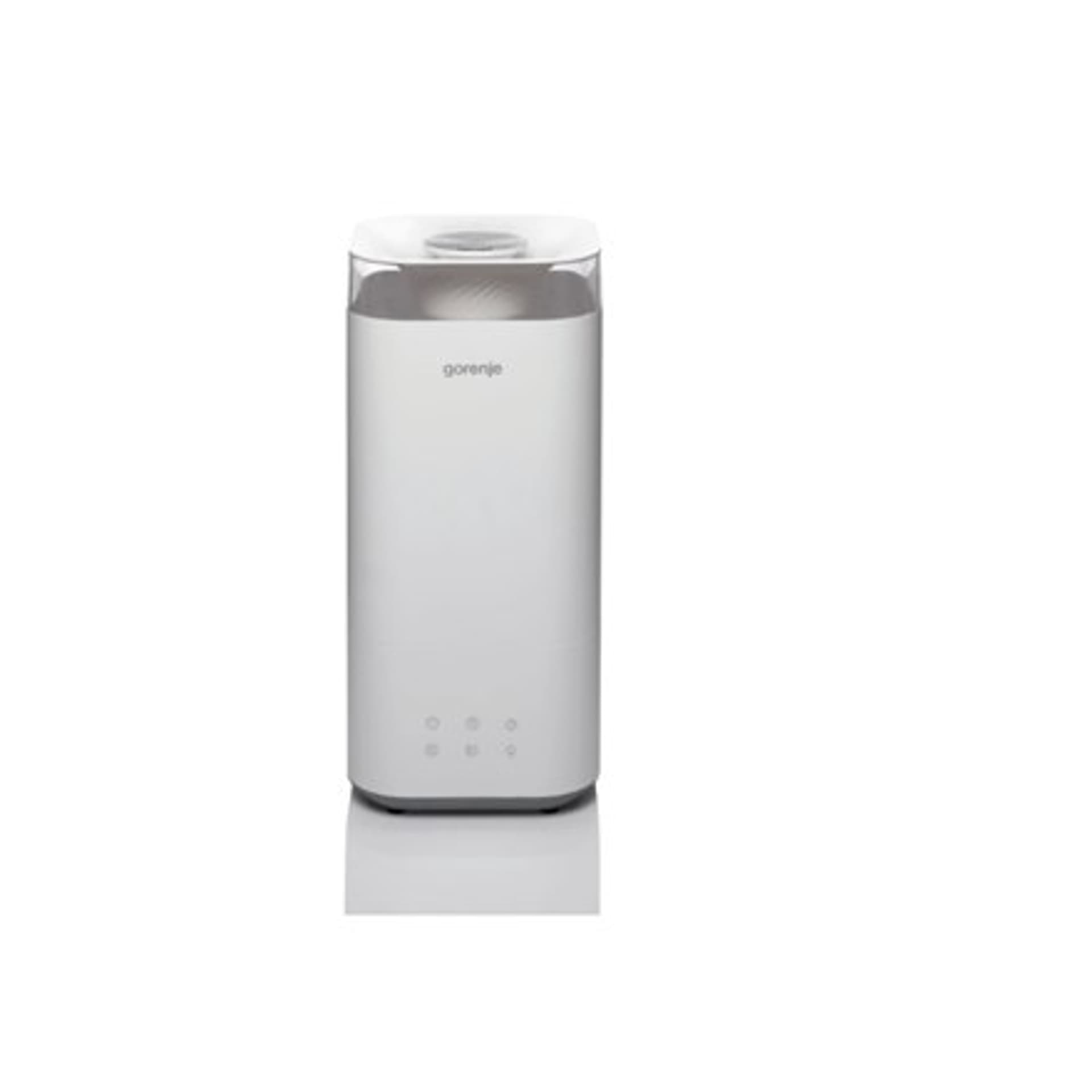 

Gorenje Nawilżacz powietrza H50W 26 W, Pojemność zbiornika na wodę 5 L, Odpowiedni do pomieszczeń do 20 m², Ultradźwiękowy, Wyda