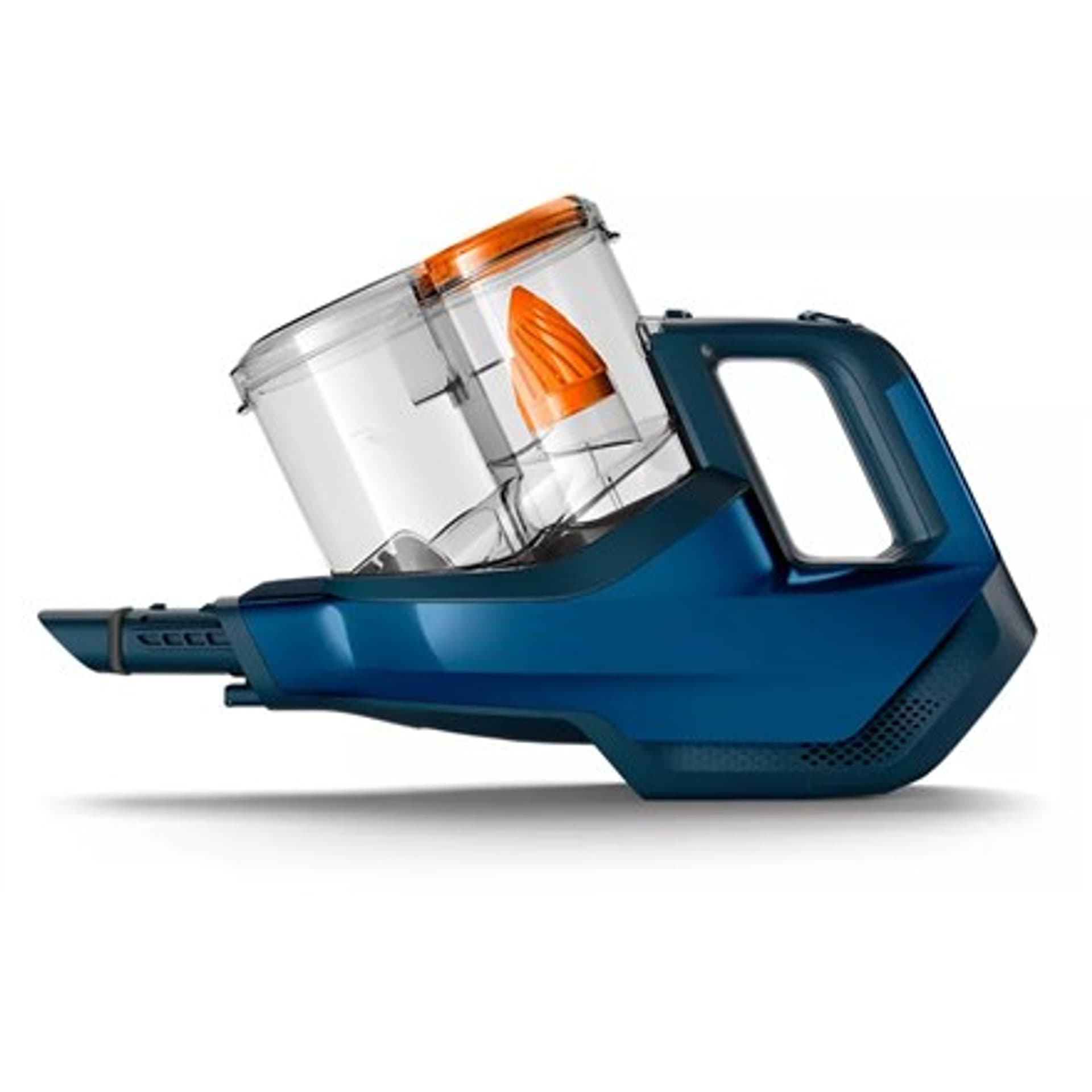 

Philips Vacuum cleaner FC6724/01 Cordless operating, Handstick, 21.6 V, Operating time (max) 40 min, Dark bright blue, Warranty, Max) 40 min/dark bright blue/warrant
