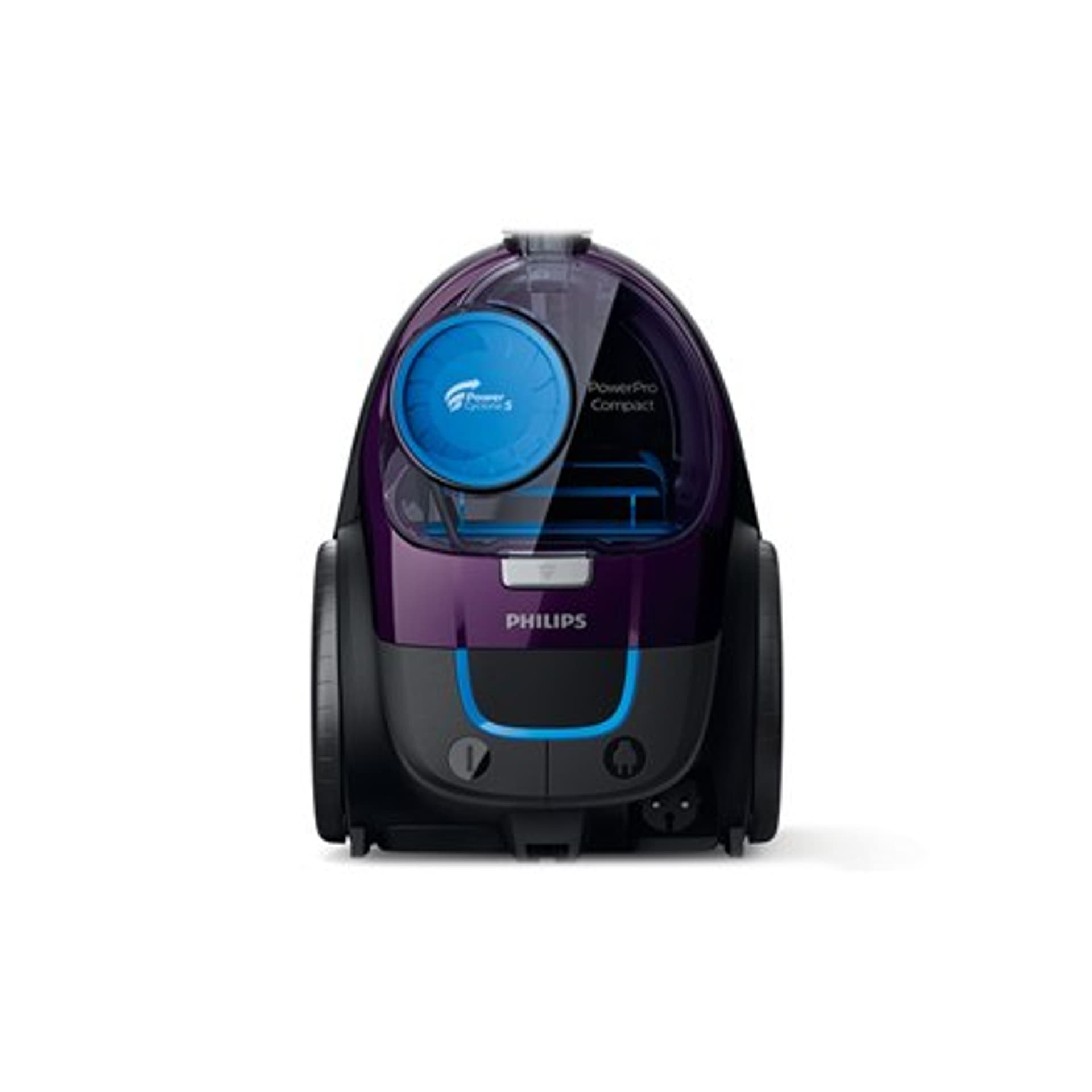 

Philips Odkurzacz PowerPro Compact FC9333/09 Bezworkowy, moc 650 W, pojemność kurzu 1,5 L, fioletowy