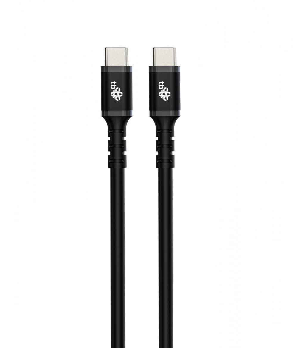 

Kabel USB-C - USB-C 2m silikonowy czarny