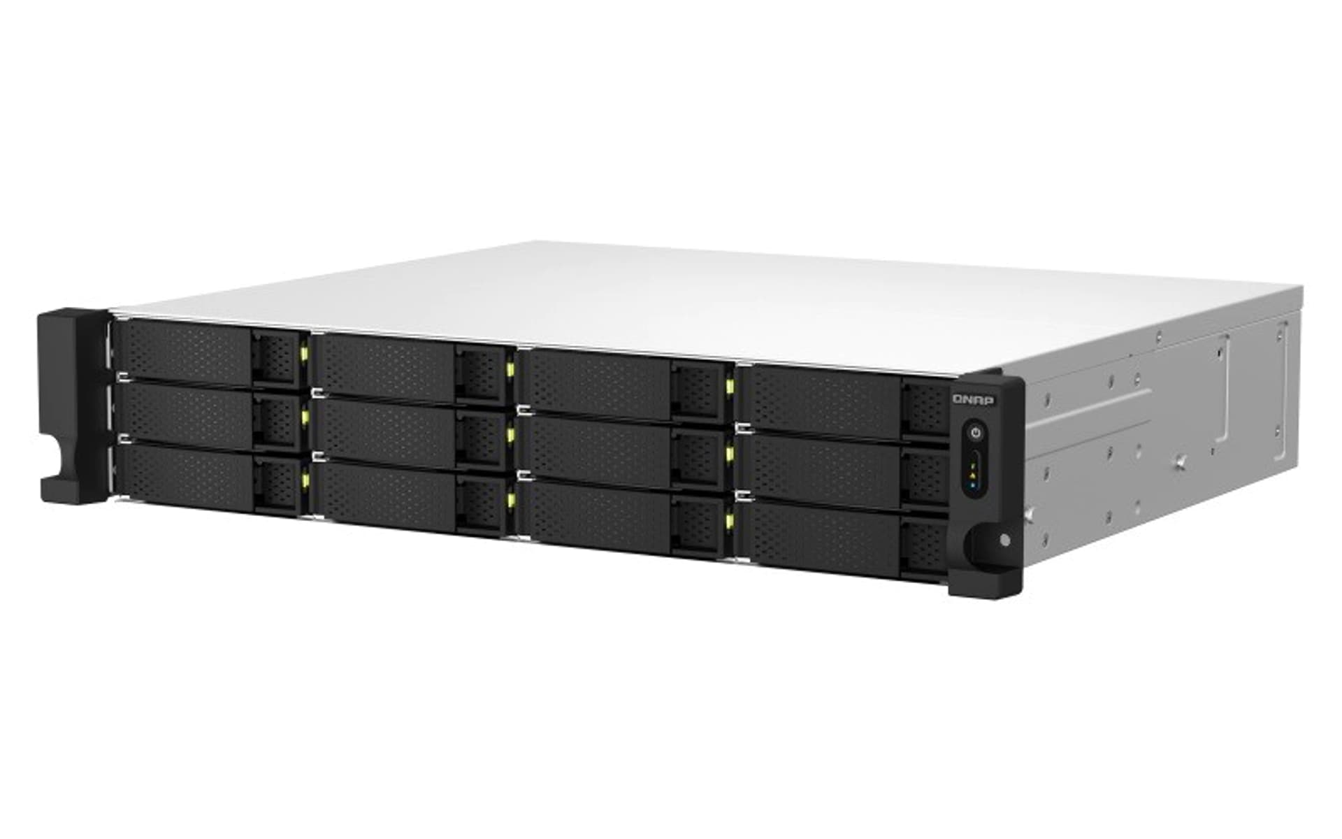 

QNAP 12-Bay NAS TS-1264U-RP-4G N5105/N5095 4-core/4-thread processor, Processor frequency 2.9 GHz, 4 GB, DDR4, 2x2.5 Gigabit Eth