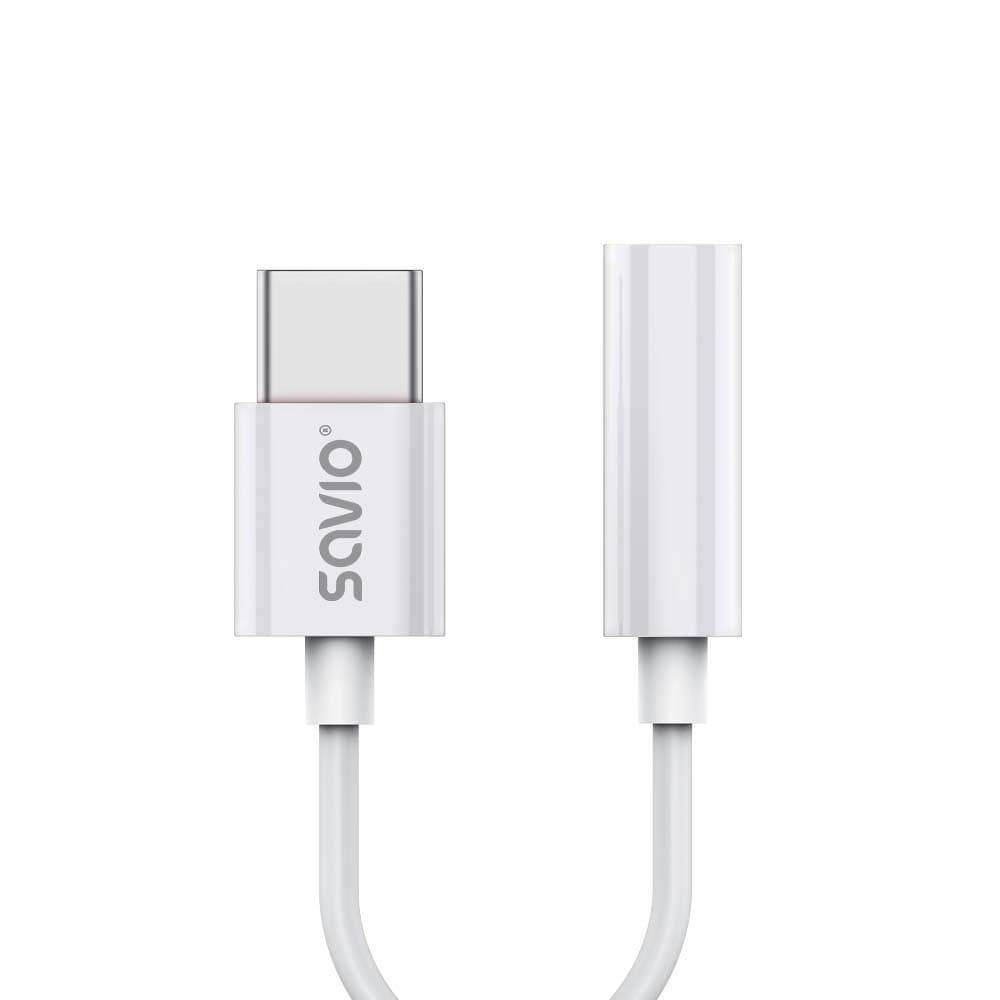 

SAVIO ADAPTER USB-C - MINI JACK 3,5 MM (F) AK-51