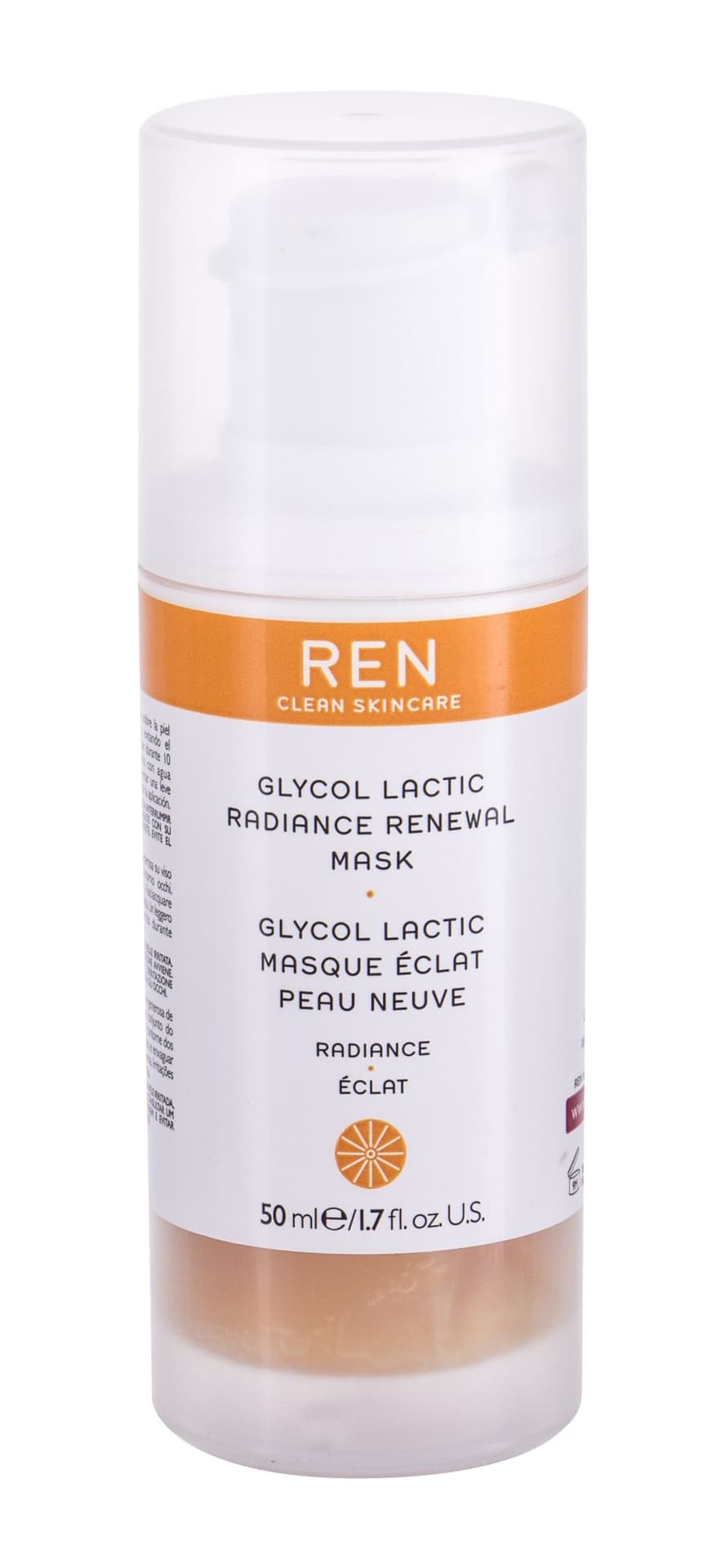

REN Clean Skincare Glycol Lactic Radiance Renewal AHA Radiance Maseczka do twarzy 50ml (W)