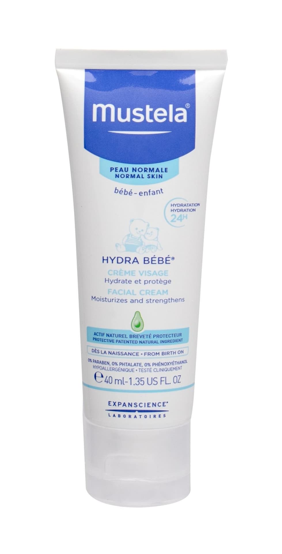 

Mustela Facial Cream Hydra Bébé Krem do twarzy na dzień 40ml (K)