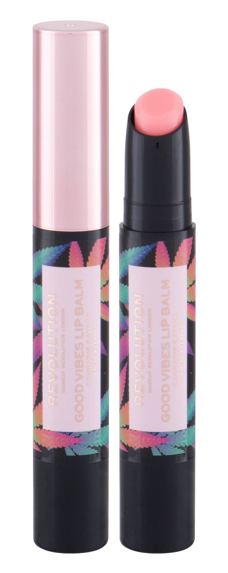

Makeup Revolution Good Vibes Lip Balm Balsam do ust z Cannabis Sativa Energy 1szt