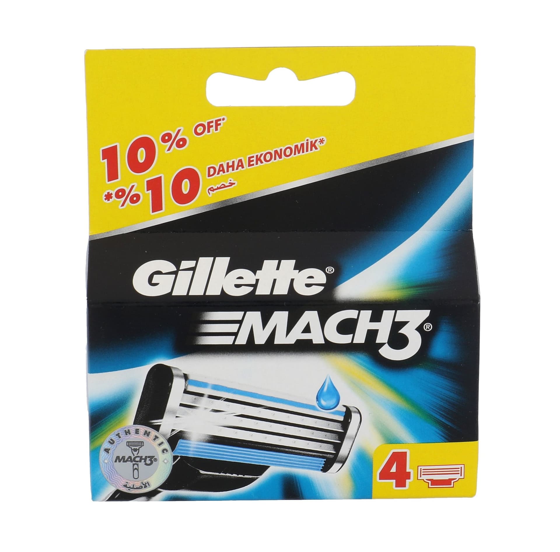 

Gillette Mach3 Wkład do maszynki 4 szt (M)