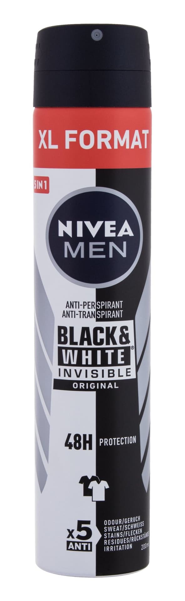 

Nivea Original Men Invisible For Black White Antyperspirant 200ml (M)