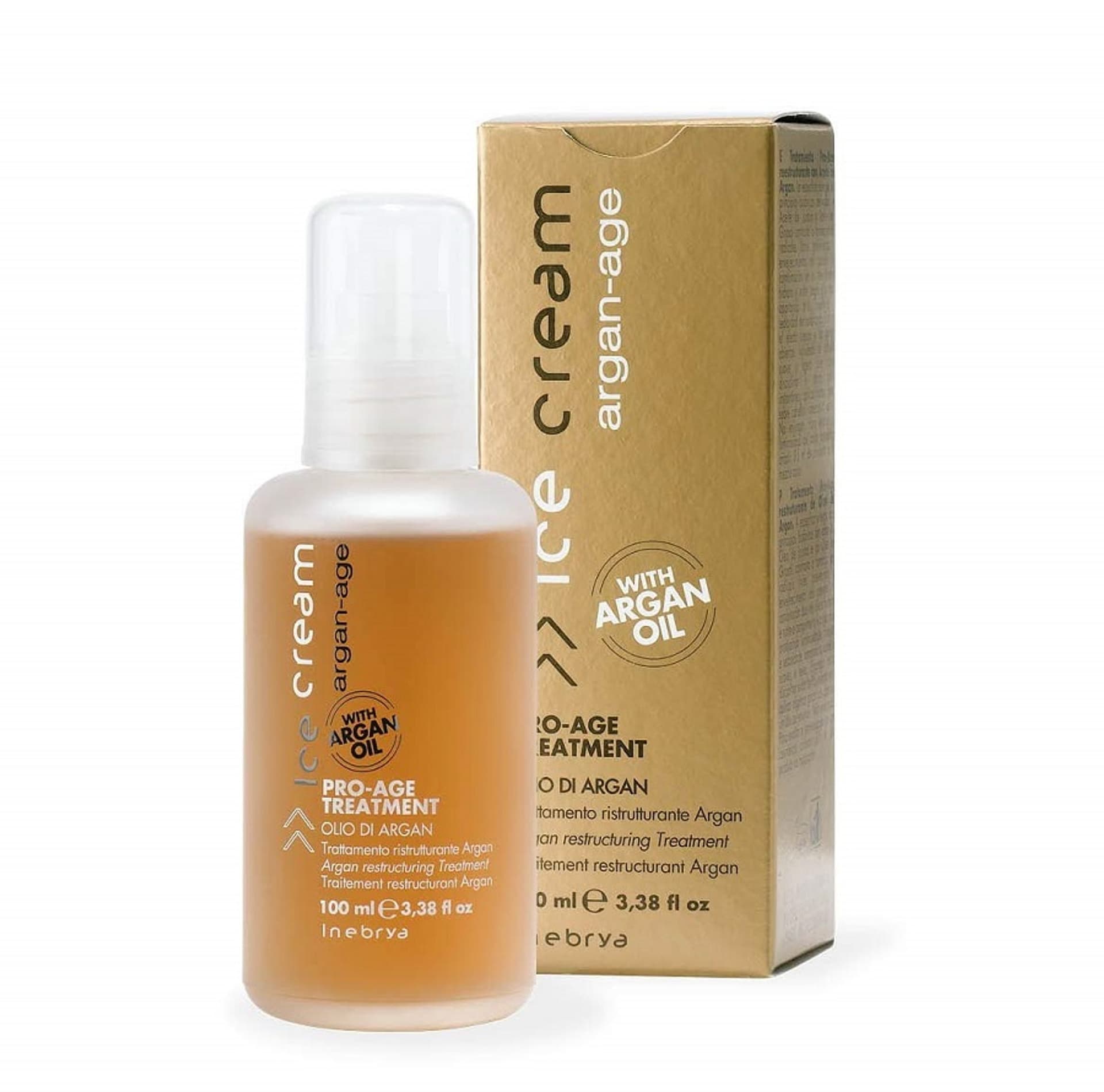 

Inebrya Ice Cream Argan-Age Pro-Age Treatment kuracja do włosów z olejkiem arganowym 100ml
