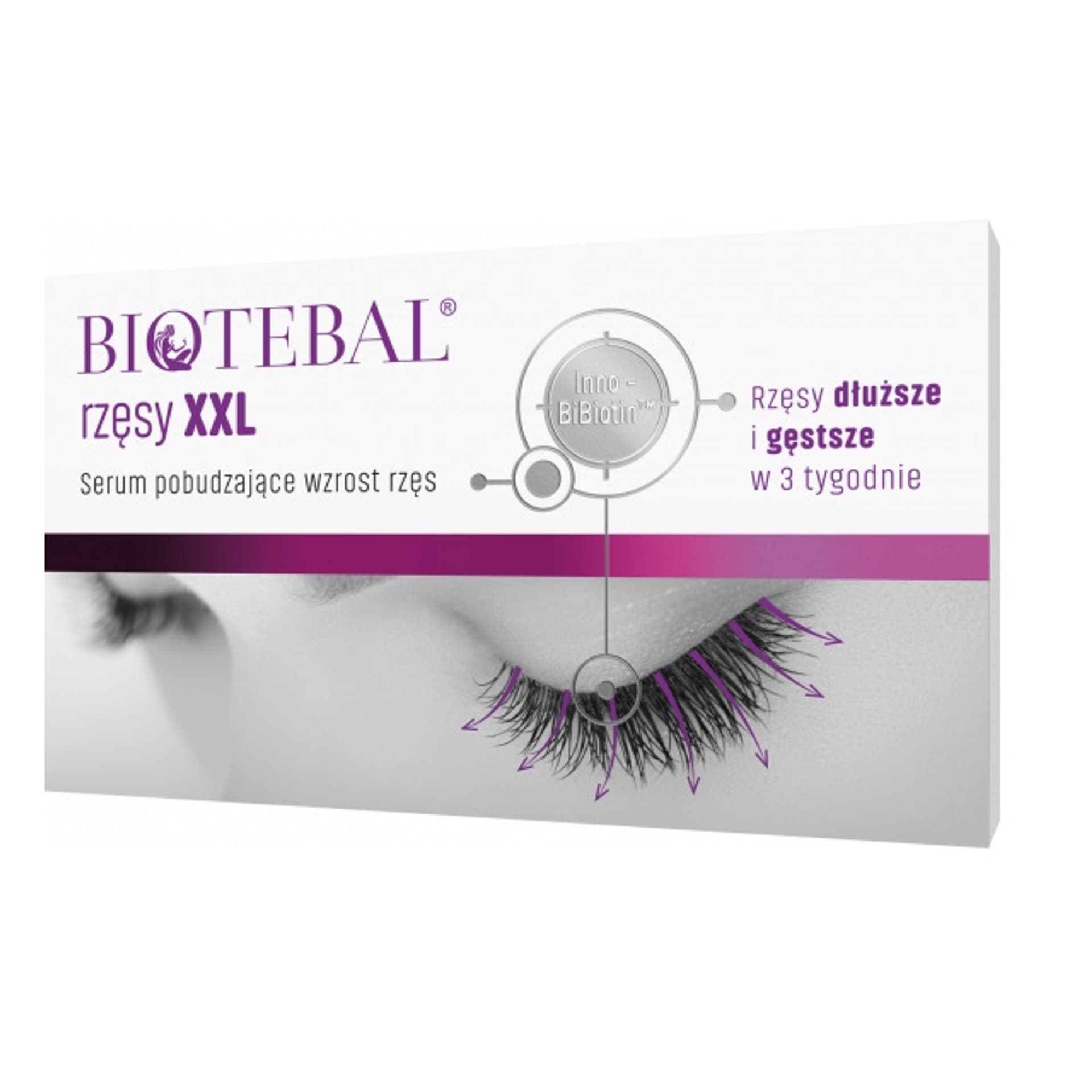 

Biotebal Rzęsy XXL serum pobudzające wzrost rzęs 3ml
