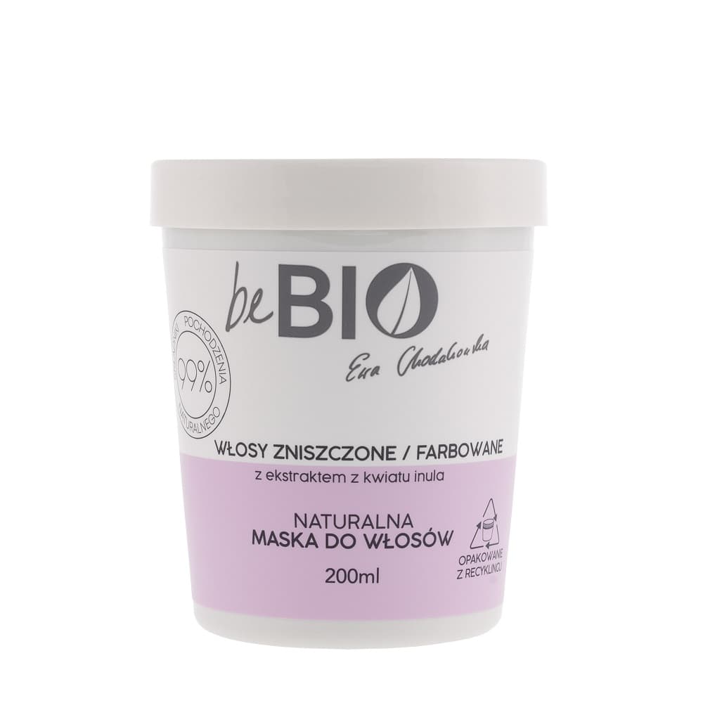 

BeBio Ewa Chodakowska Naturalna maska do włosów zniszczonych i farbowanych 200ml