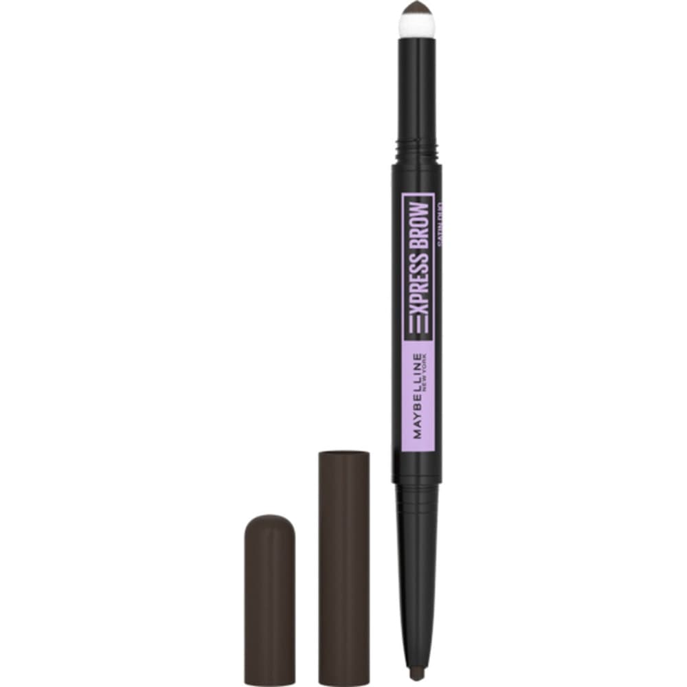 

Maybelline Express Brow Satin Duo dwustronna kredka do brwi 05 Black Brown 0.71g