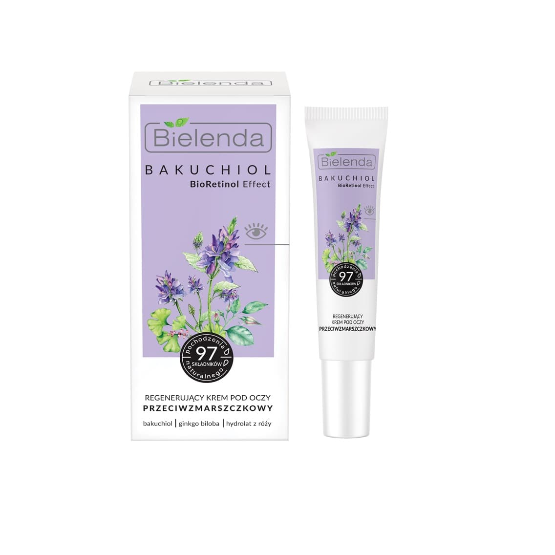 

Bielenda Bakuchiol BioRetinol Effect regenerujący krem przeciwzmarszczkowy pod oczy 15ml