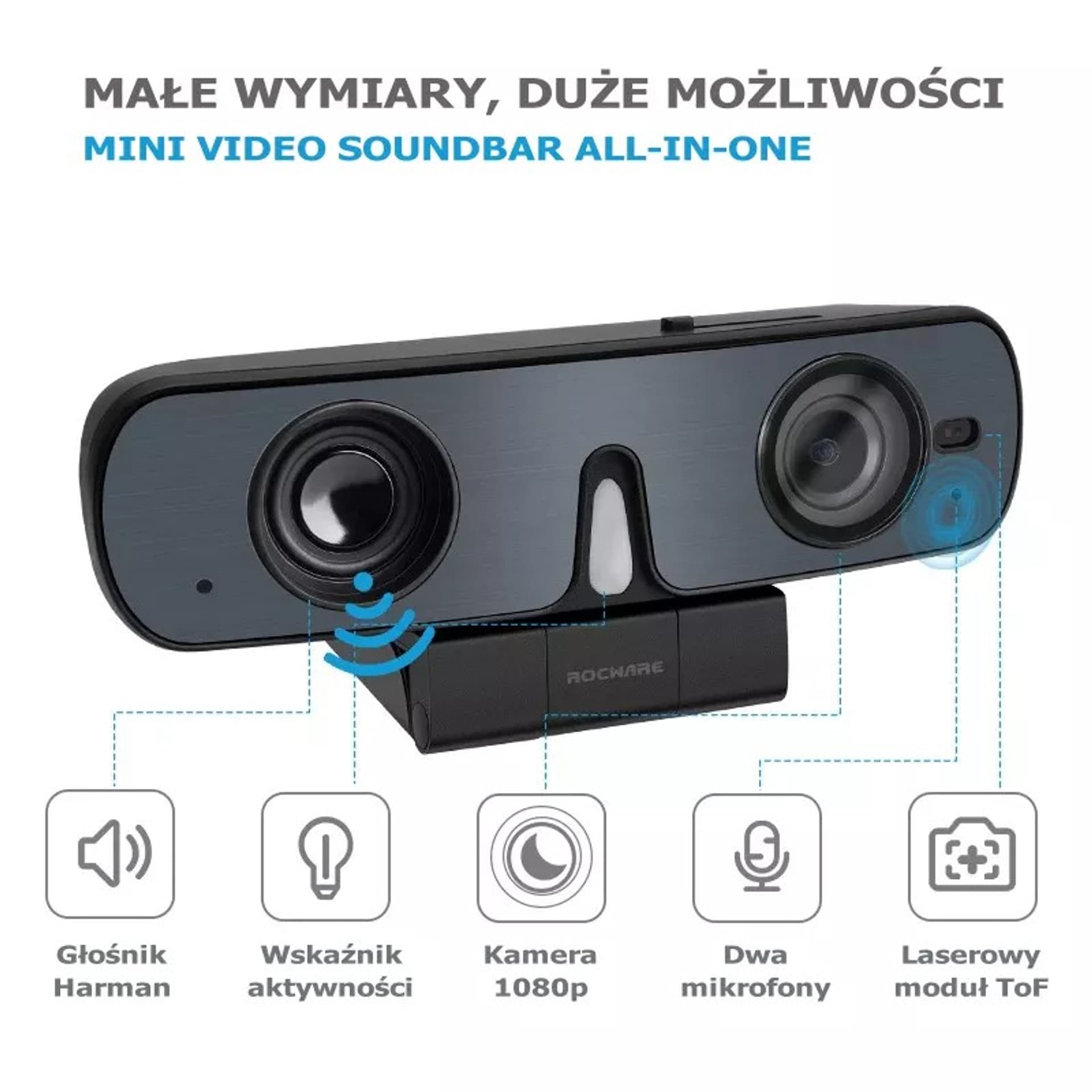 

RC08 - Kamera 1080p USB typu All-in-One do komputera