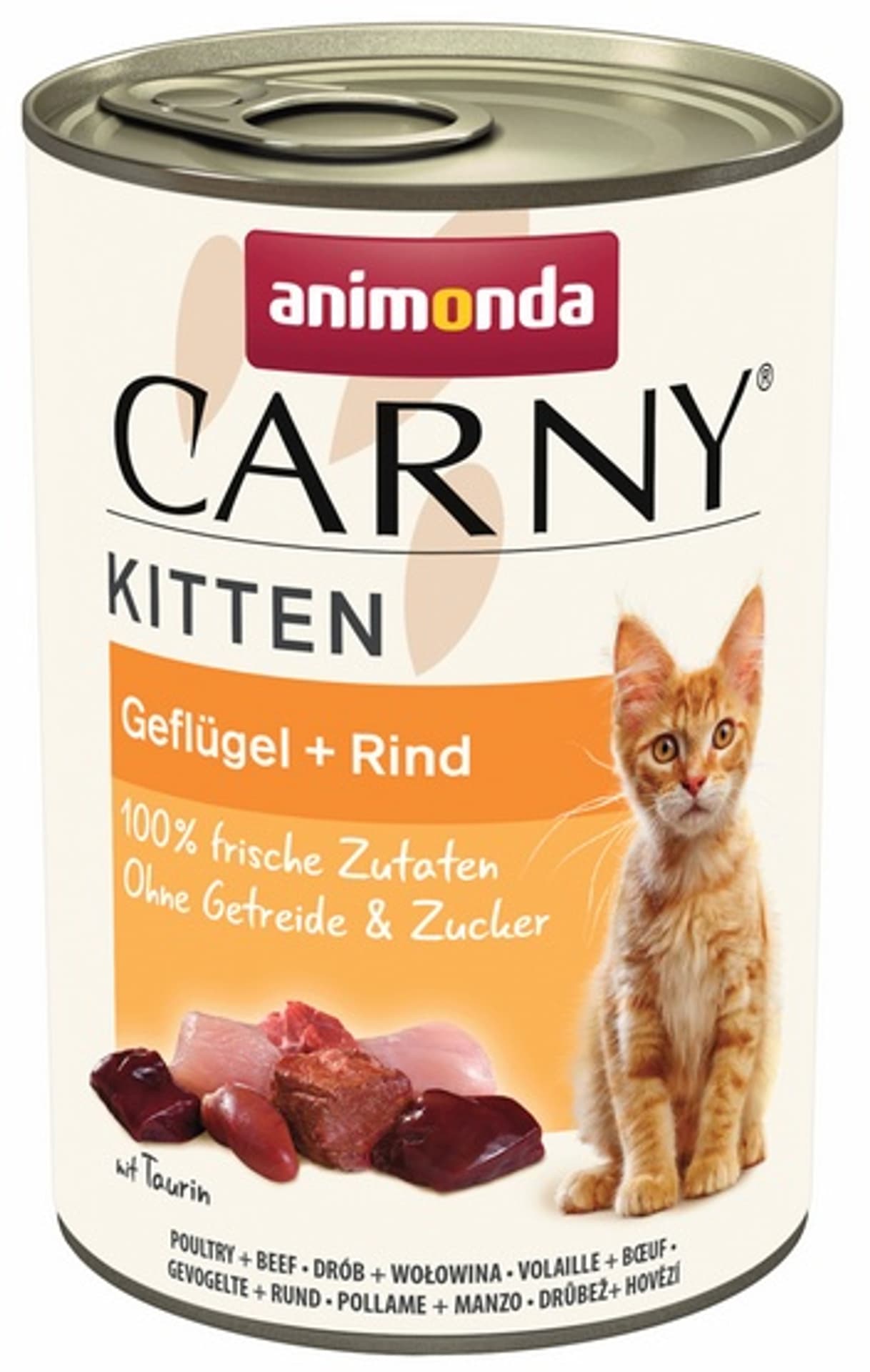 

Animonda Carny Kitten smak: wołowina i drób 400g