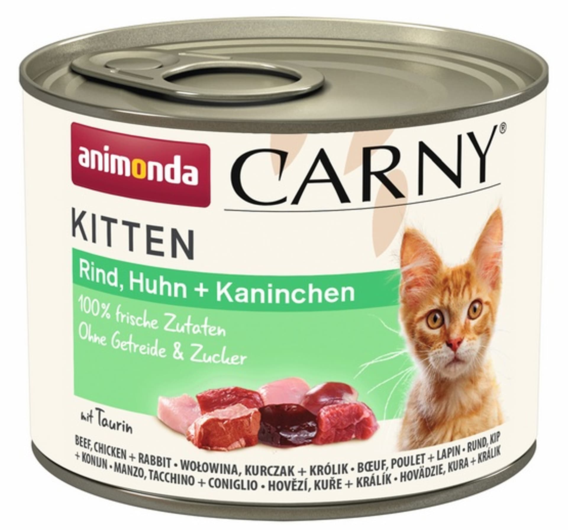 

ANIMONDA Carny Kitten smak: wołowina, kurczak i królik 200g