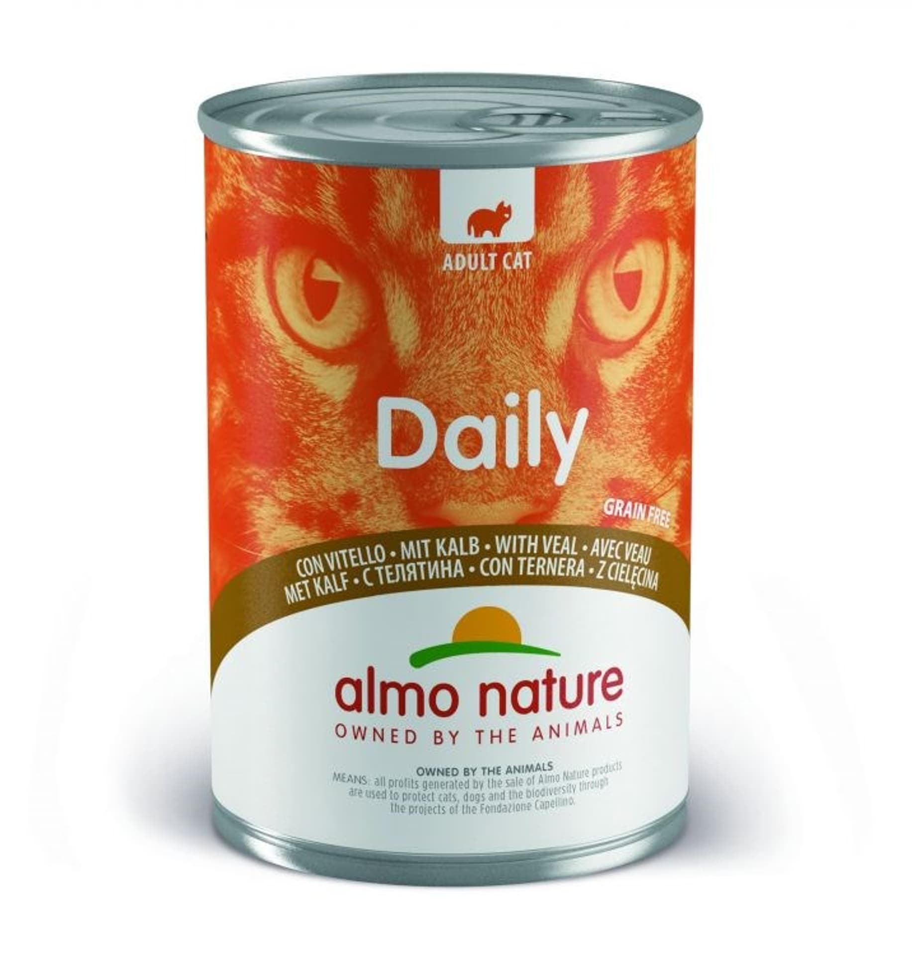 

Almo Nature Daily karma mokra dla kota z cielęciną 400g