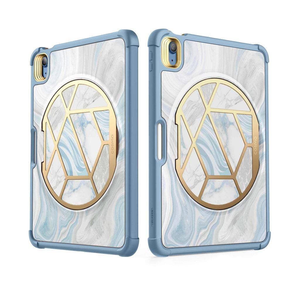 

Oryginalne Etui IPAD 10.9 2022 Supcase Cosmo Marble niebieskie