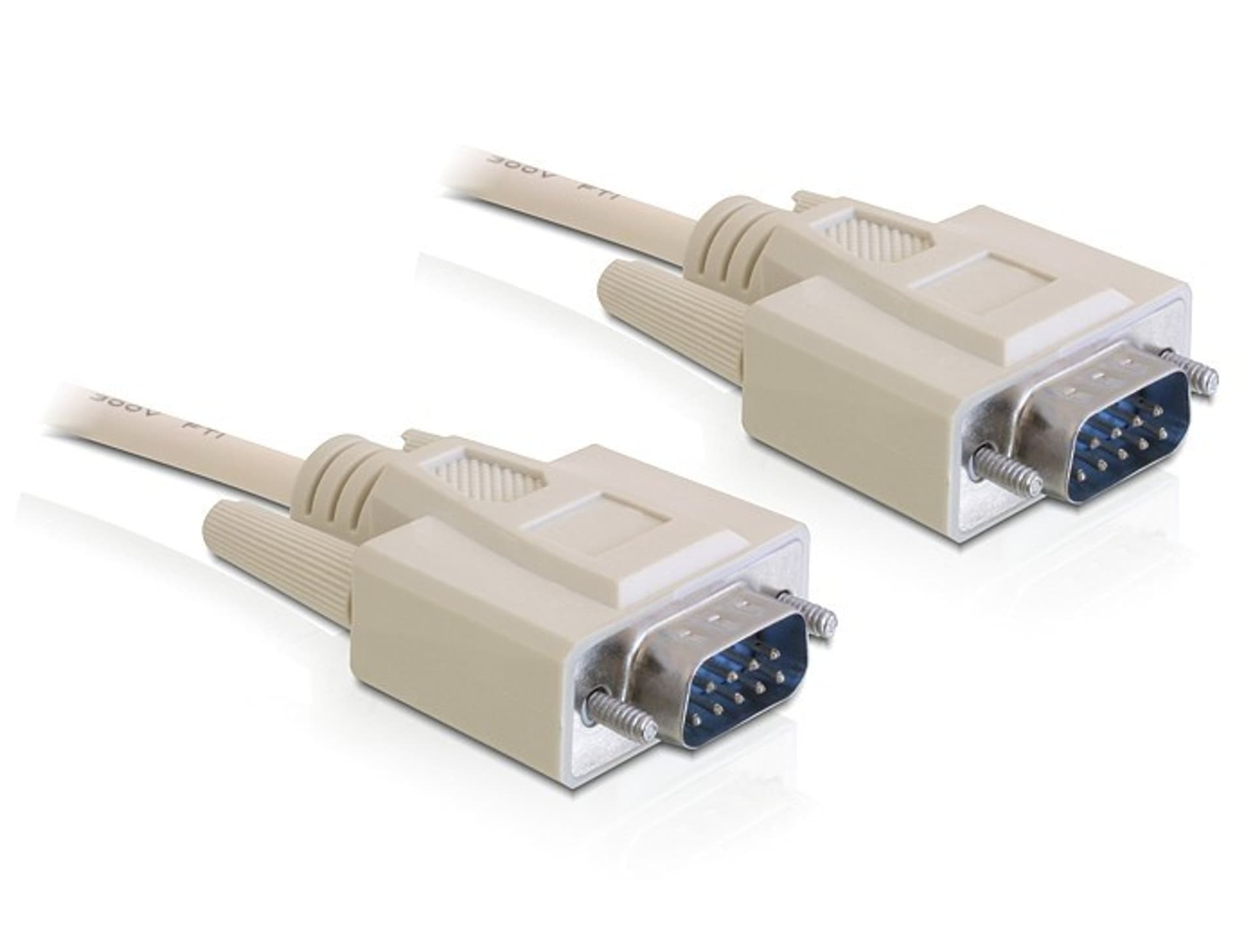 

Kabel transmisyjny szeregowy RS232 Sub-D9 (M) - Sub-D9 (M) 10m beżowy, M) 10m beżow