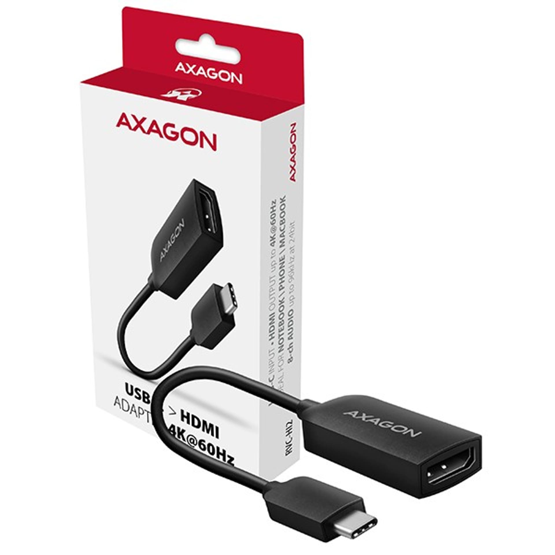 

Kabel/adapter USB-C na HDMI 2.0, 4K/60Hz, RVC-HI2