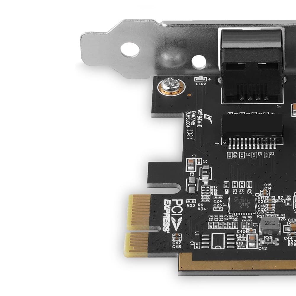 

Karta sieciowa PCIe PCEE-GRF, 1x Gigabit Ethernet port RJ-45 Realtek LP