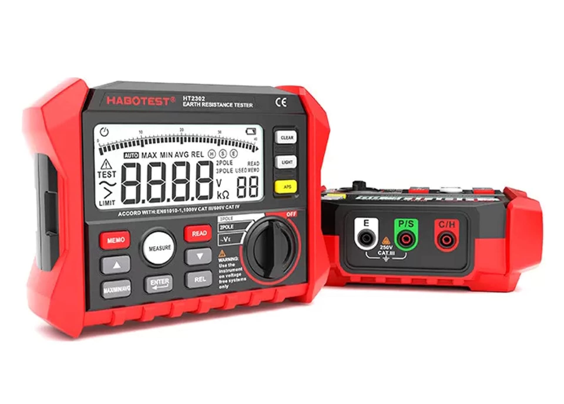 

Miernik rezystancji uziemienia Habotest HT2302