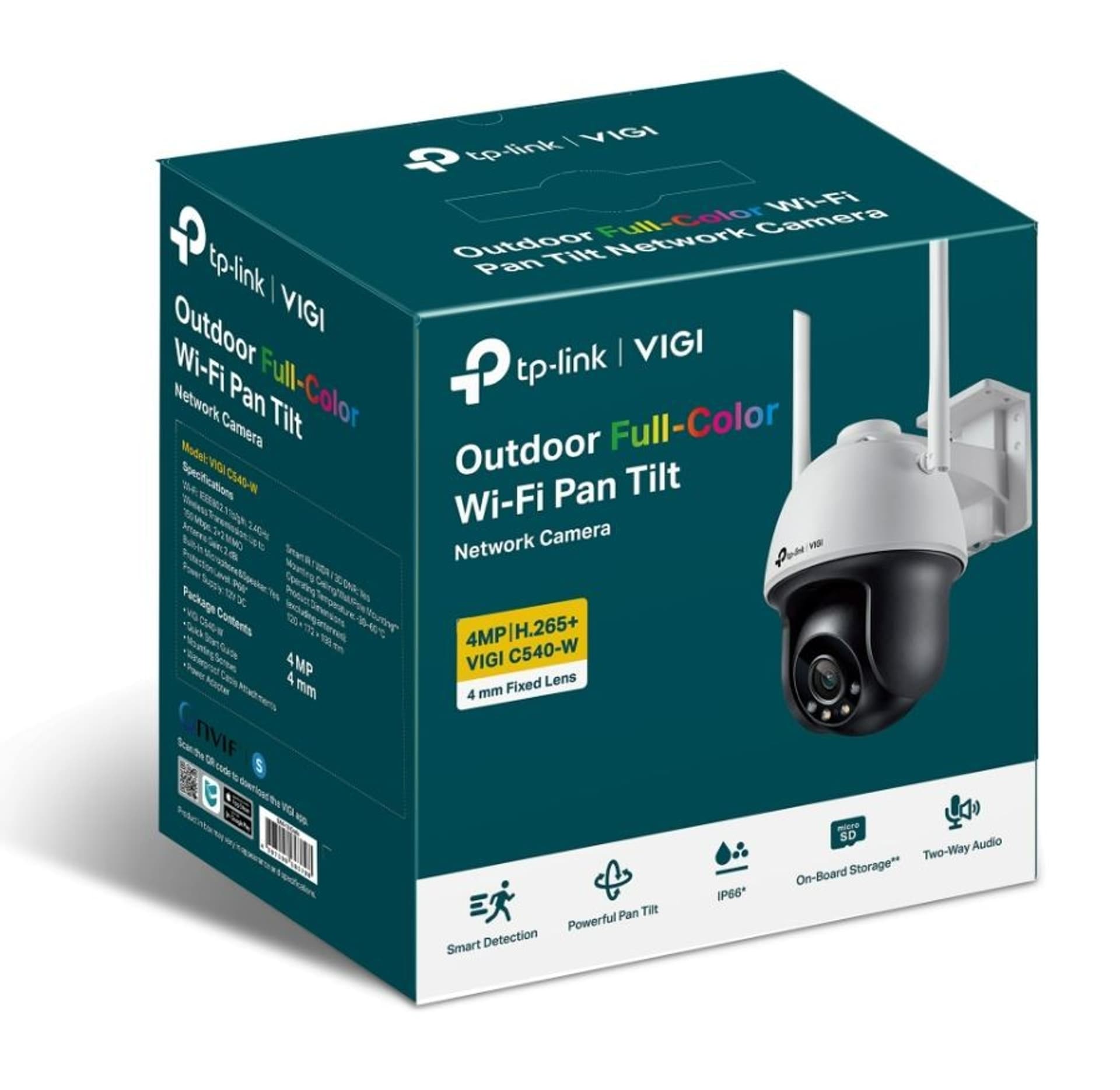 

Kamera zewnętrzna 4MP WiFi VIGI C540-W(4mm)