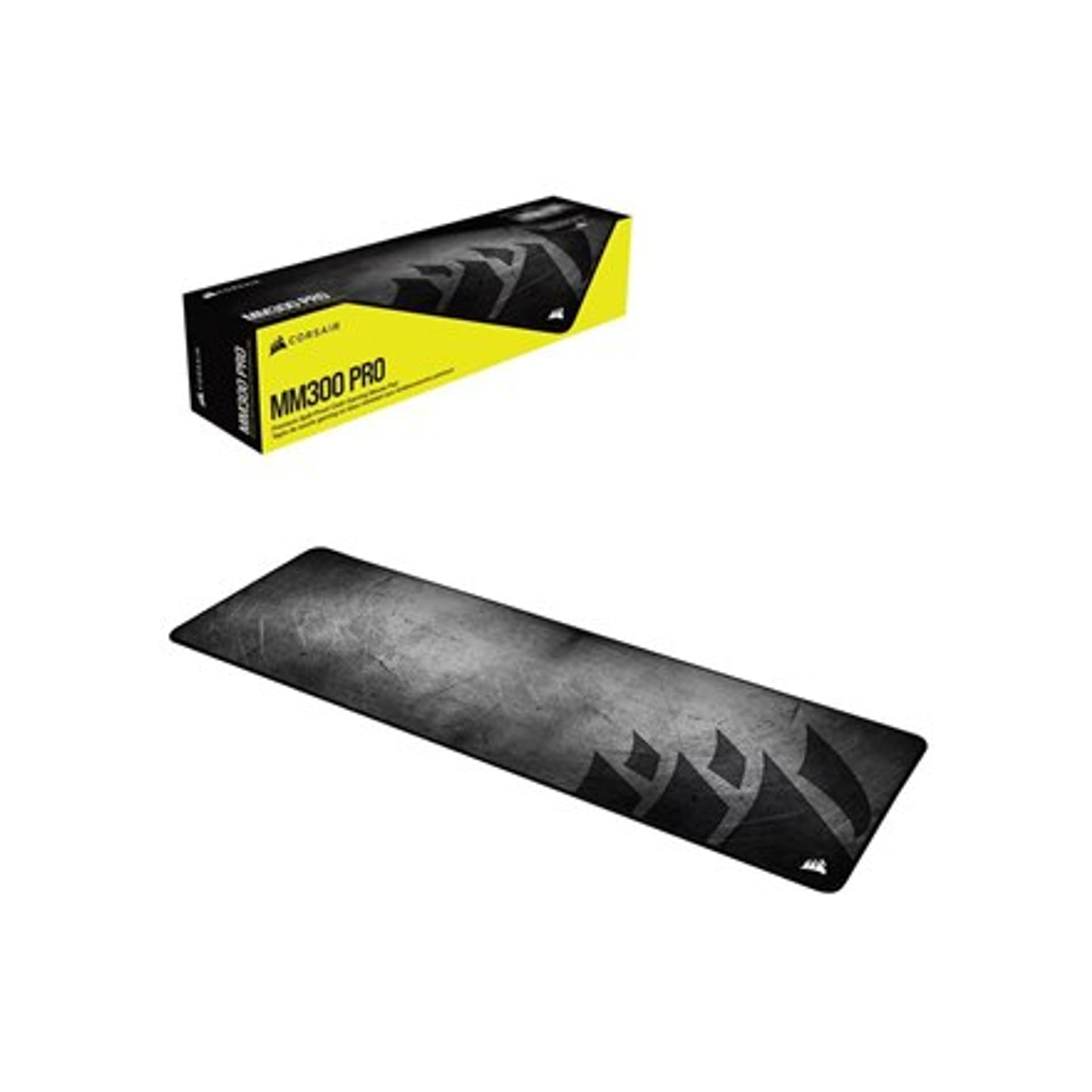 

Corsair Premium Spill-Proof Cloth Gaming Mouse Pad MM300 PRO 930 x 300 x 3 mm, Medium Extended, Black/Grey