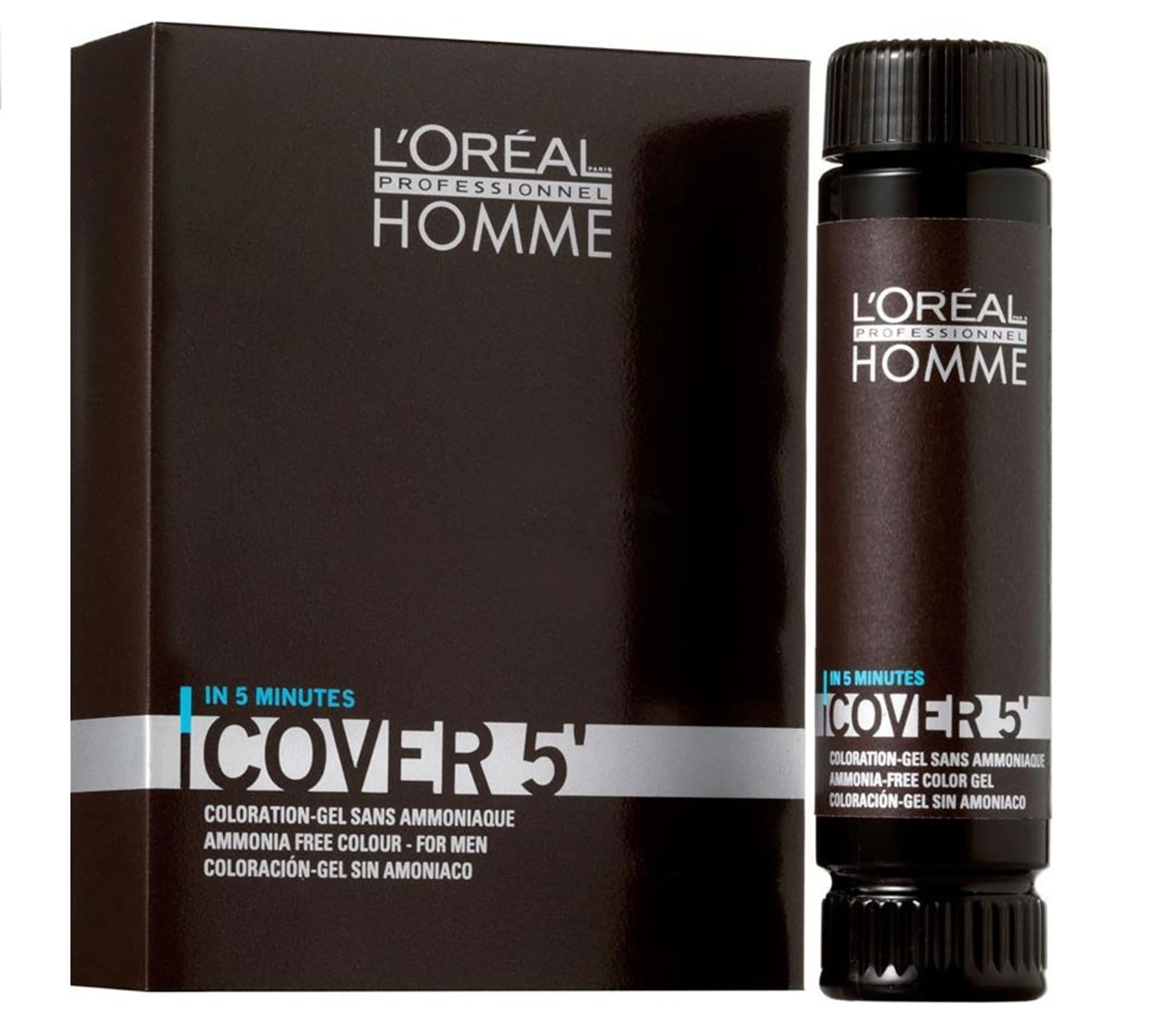 

L´Oréal Professionnel 5 Light Brown Cover 5´ Homme Farba do włosów 3x50ml (M)