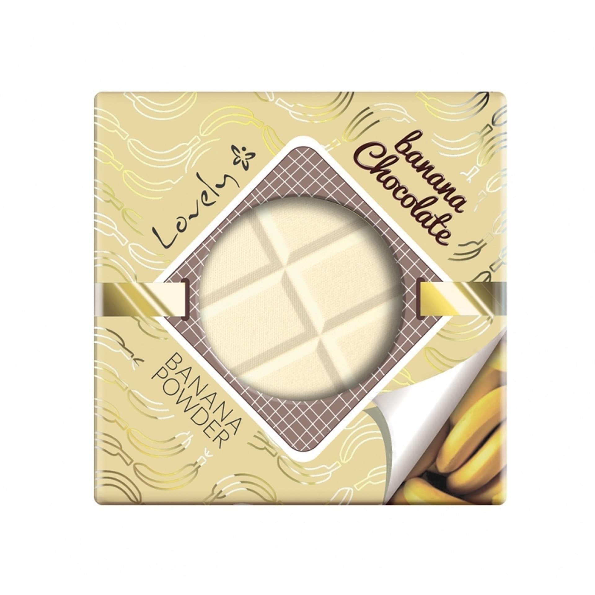 

LOVELY Banana Chocolate Banana Powder bananowo-czekoladowy puder do twarzy 9g