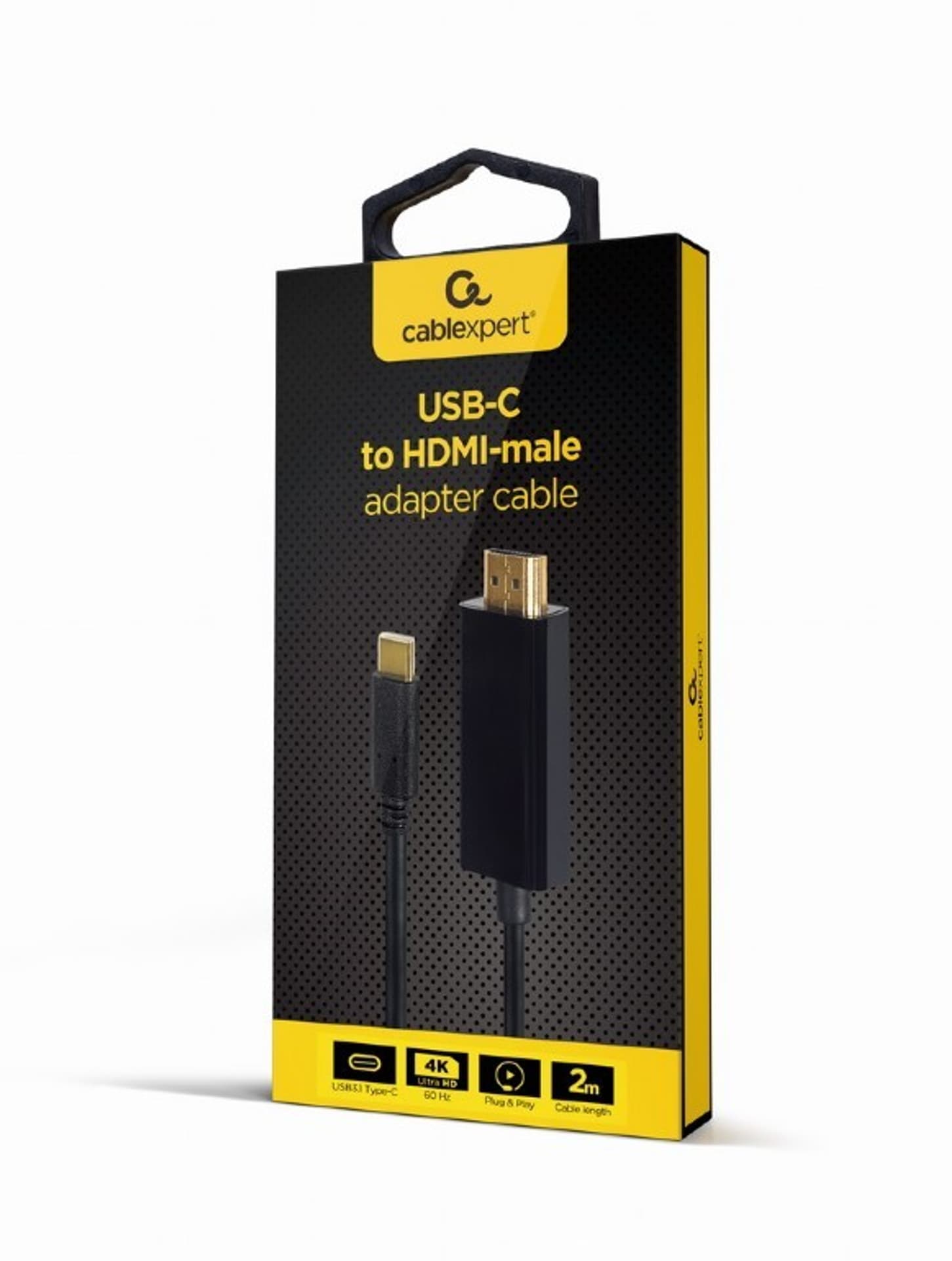 

Kabel USB-C do HDMI male 4K 60Hz 2m
