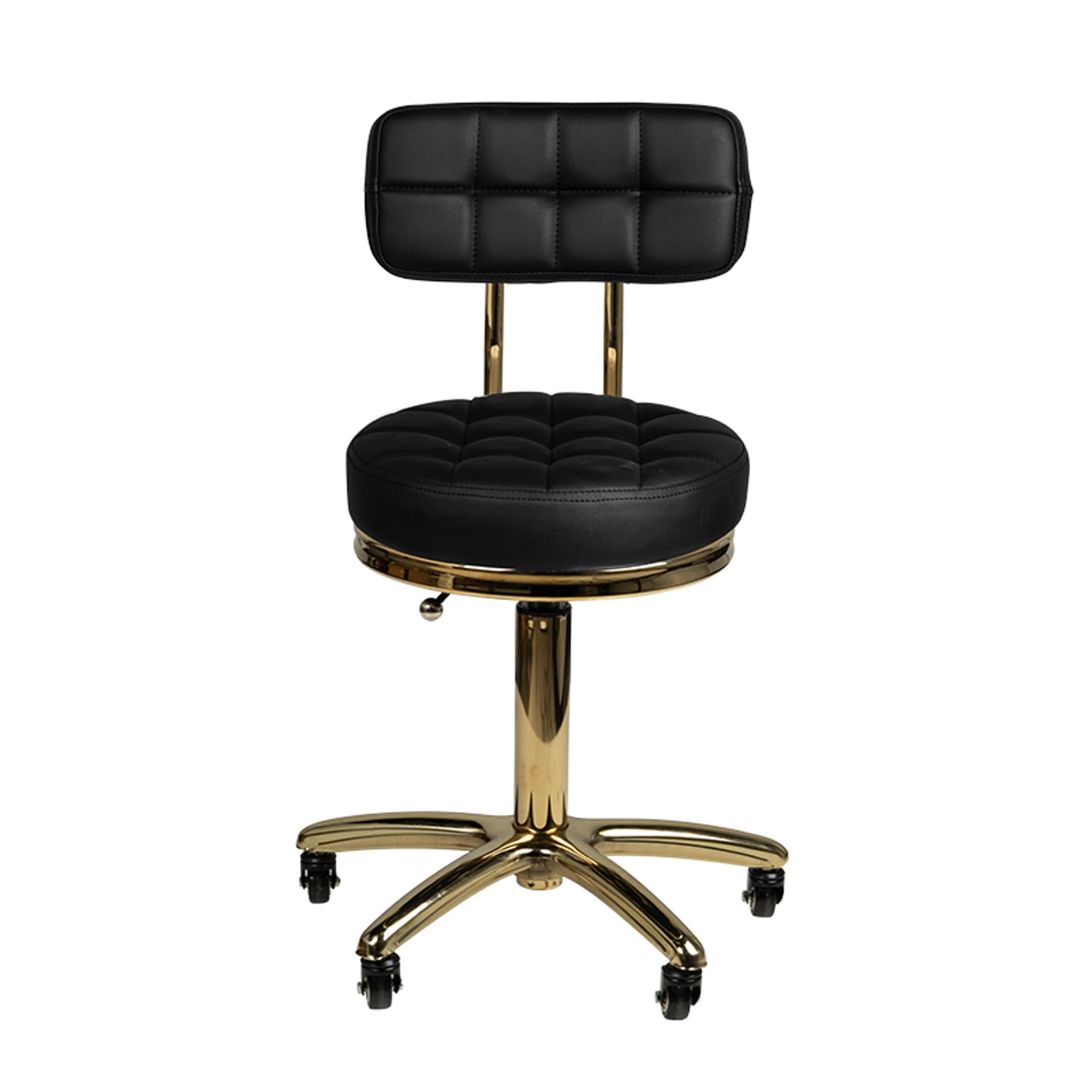 

Taboret kosmetyczny Gold AM-961 czarny