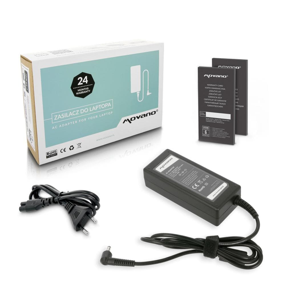 

Zasilacz Movano 19v 3.42a (4.0x1.7) 65W do Huawei, 4.0x1.7) 65w do huawe
