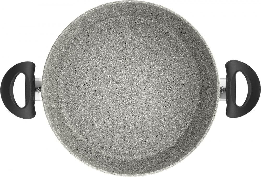 

Patelnia BALLARINI Ferrara głęboka z 2 uchwytami granitowa 28 cm FERG3K0.28D