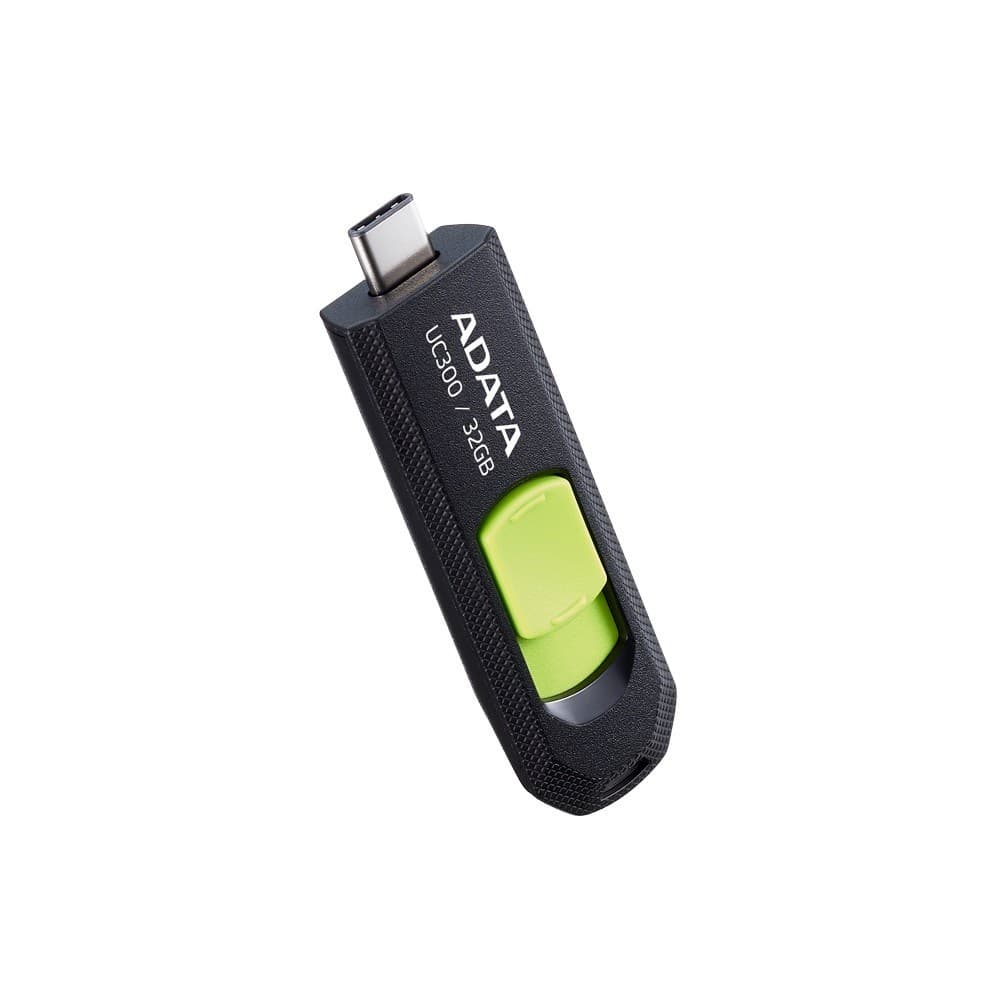

ADATA FLASHDRIVE UC300 32GB USB 3.2 Type-C BLACK&GREEN