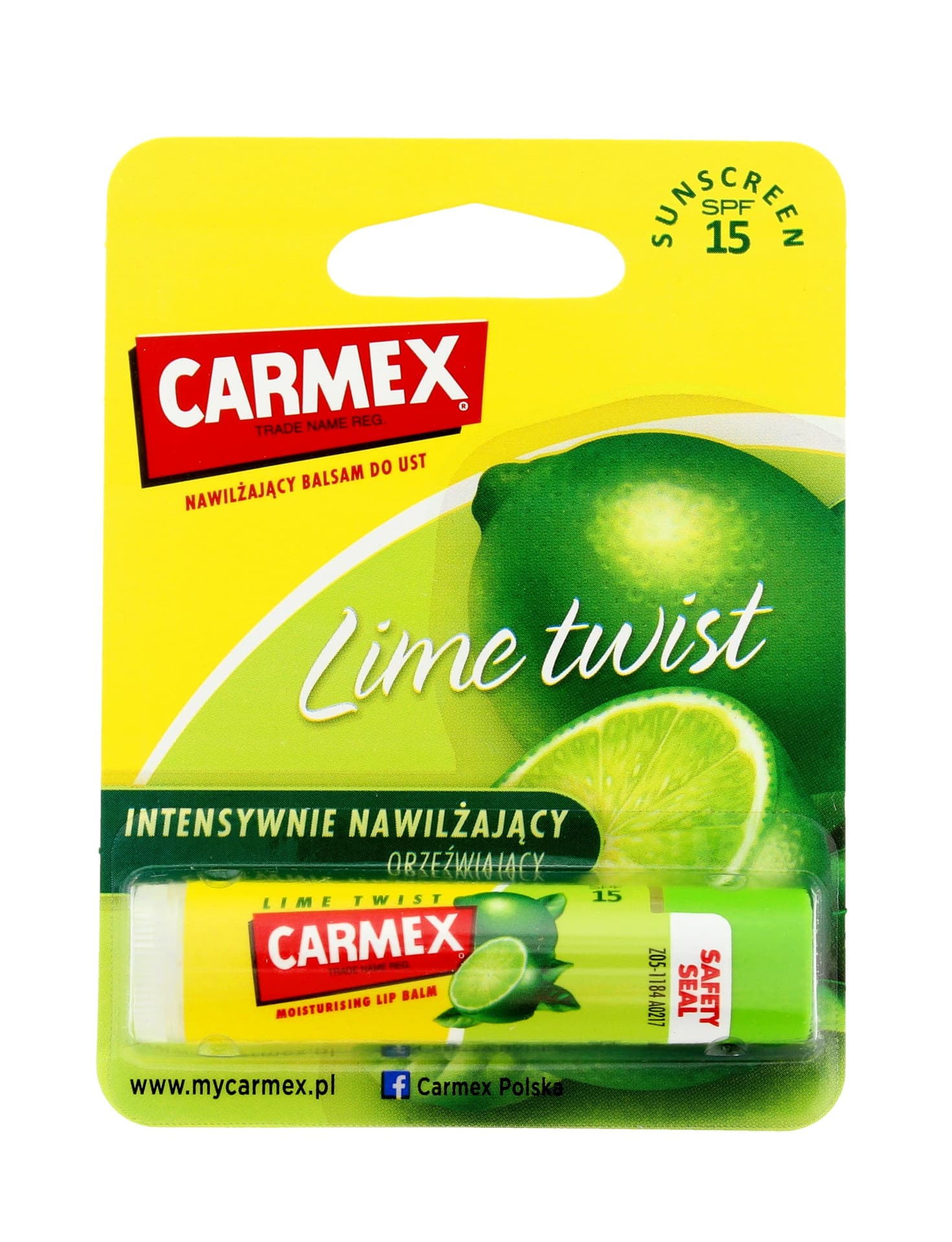 

Carmex Pomadka ochronna w sztyfcie Limonka 4,25g