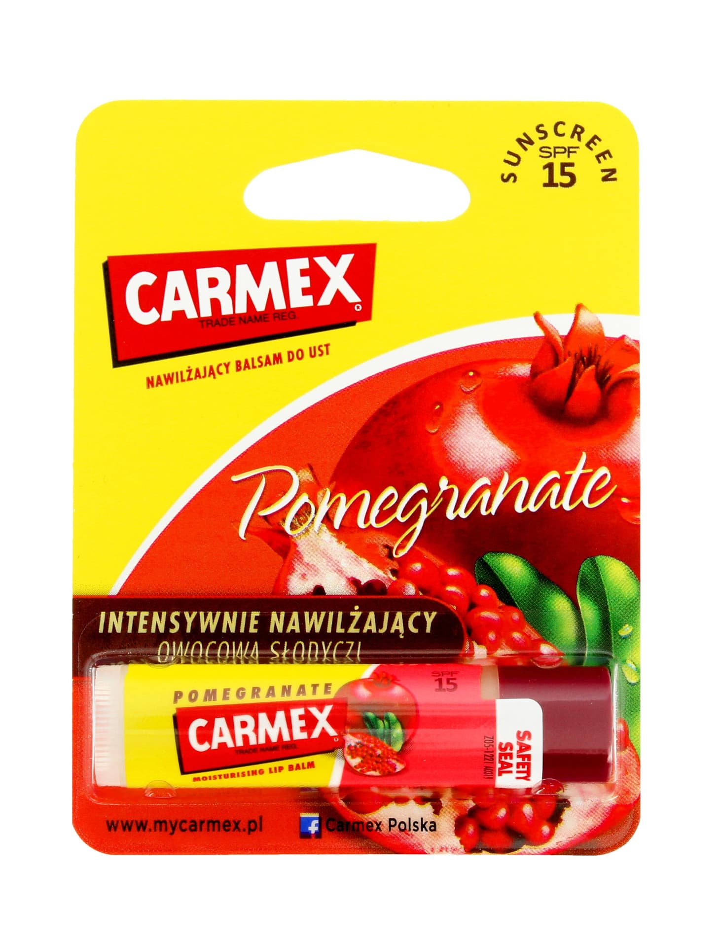 

Carmex Pomadka ochronna w sztyfcie Granat 4,25g