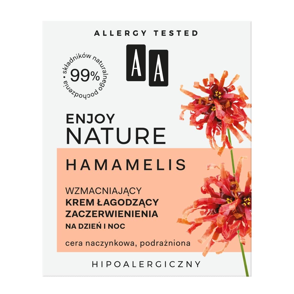 

AA Enjoy Nature wzmacniający krem łagodzący zaczerwienienia na dzień/noc 50ml