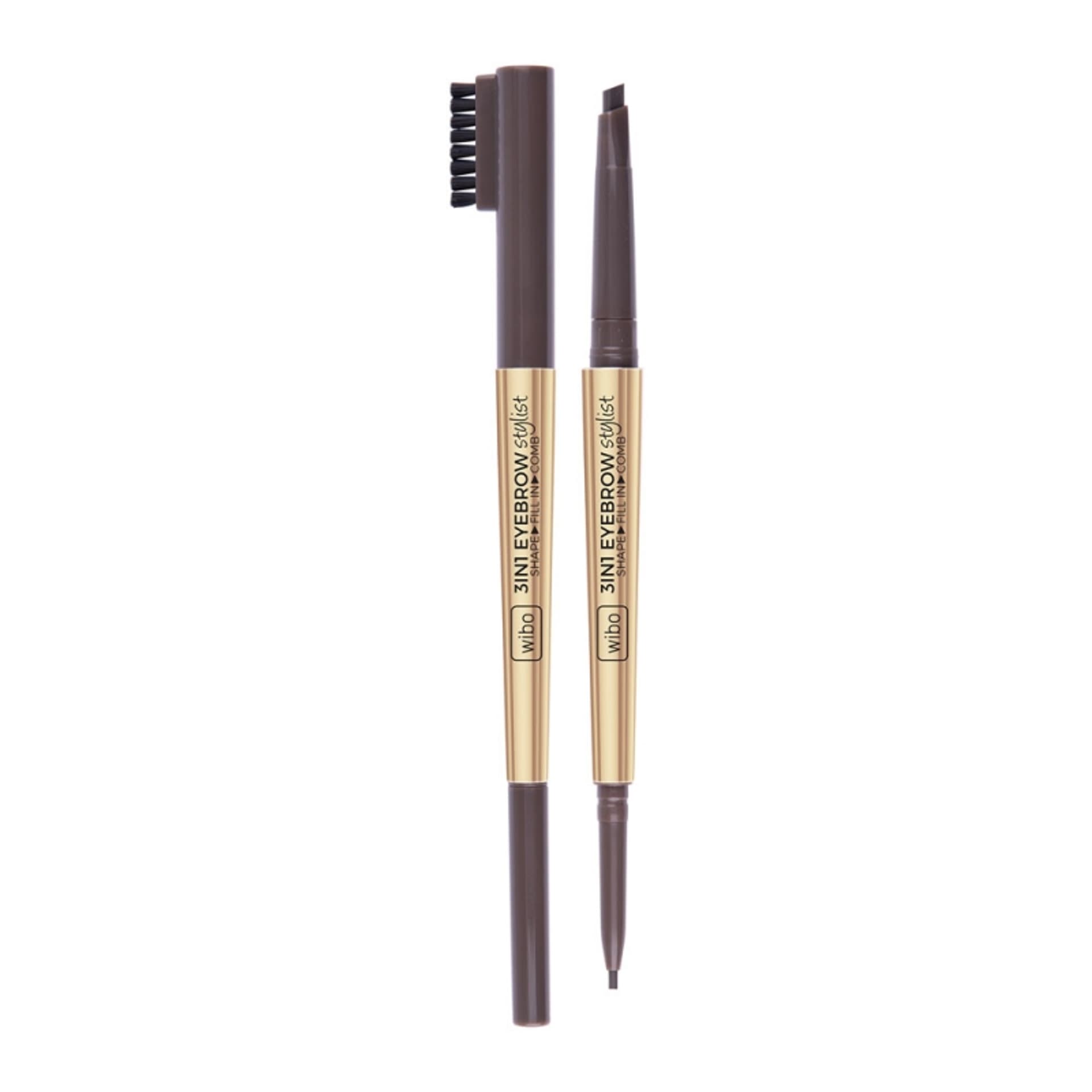 

WIBO Eyebrow Stylist 3 in 1 kredka do brwi ze szczoteczką Dark Brown 2
