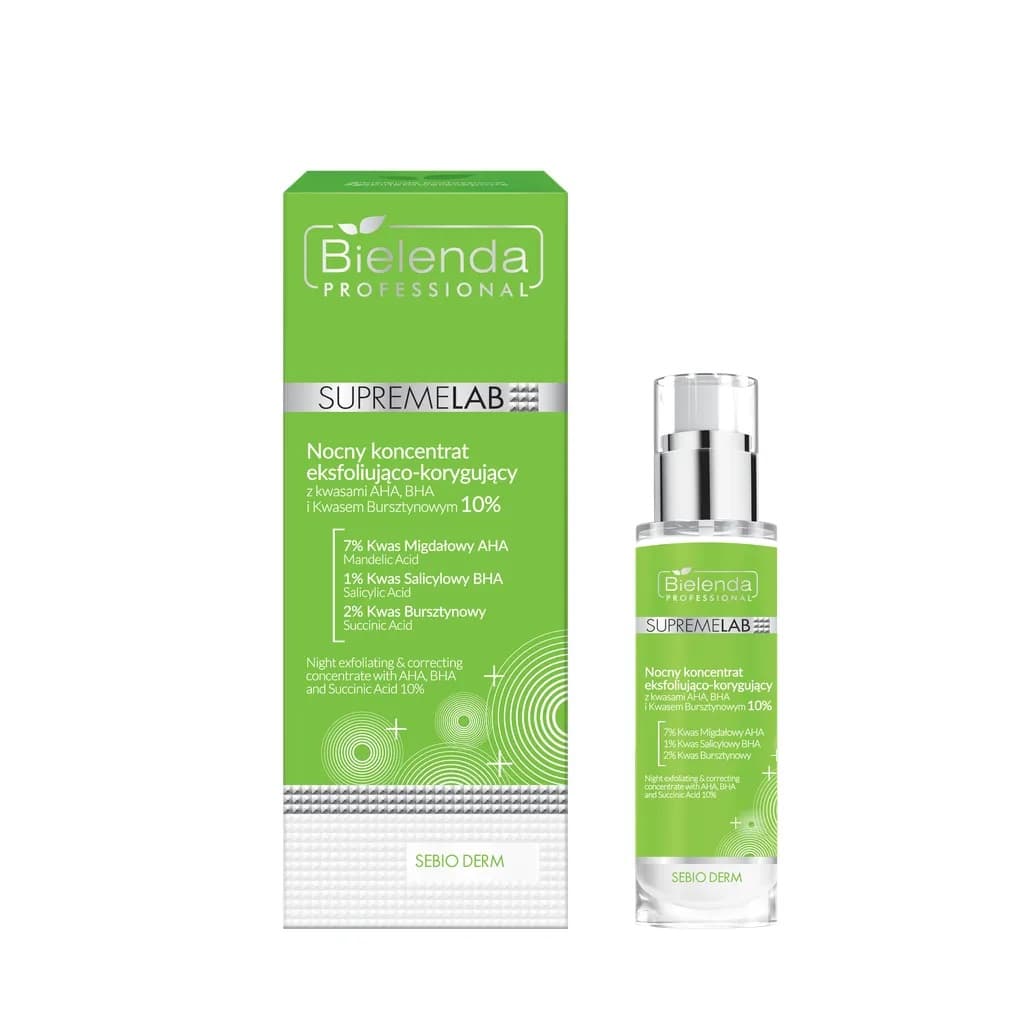 

Bielenda Professional SupremeLab Sebio Derm nocny koncentrat eksfoliująco-korygujący 30ml