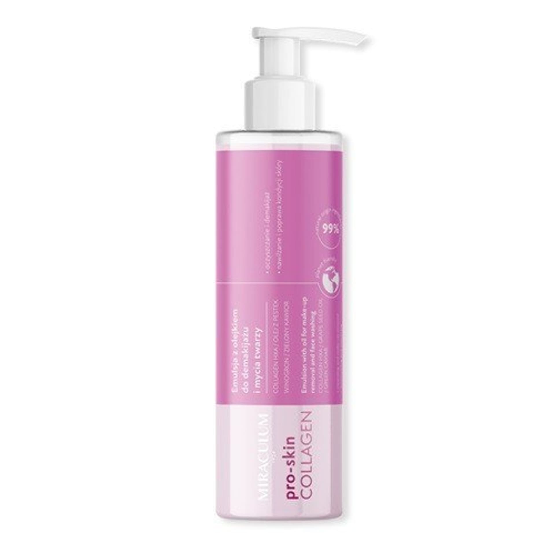 

Miraculum Collagen Pro-Skin Emulsja z olejkiem do demakijażu i mycia twarzy 200ml