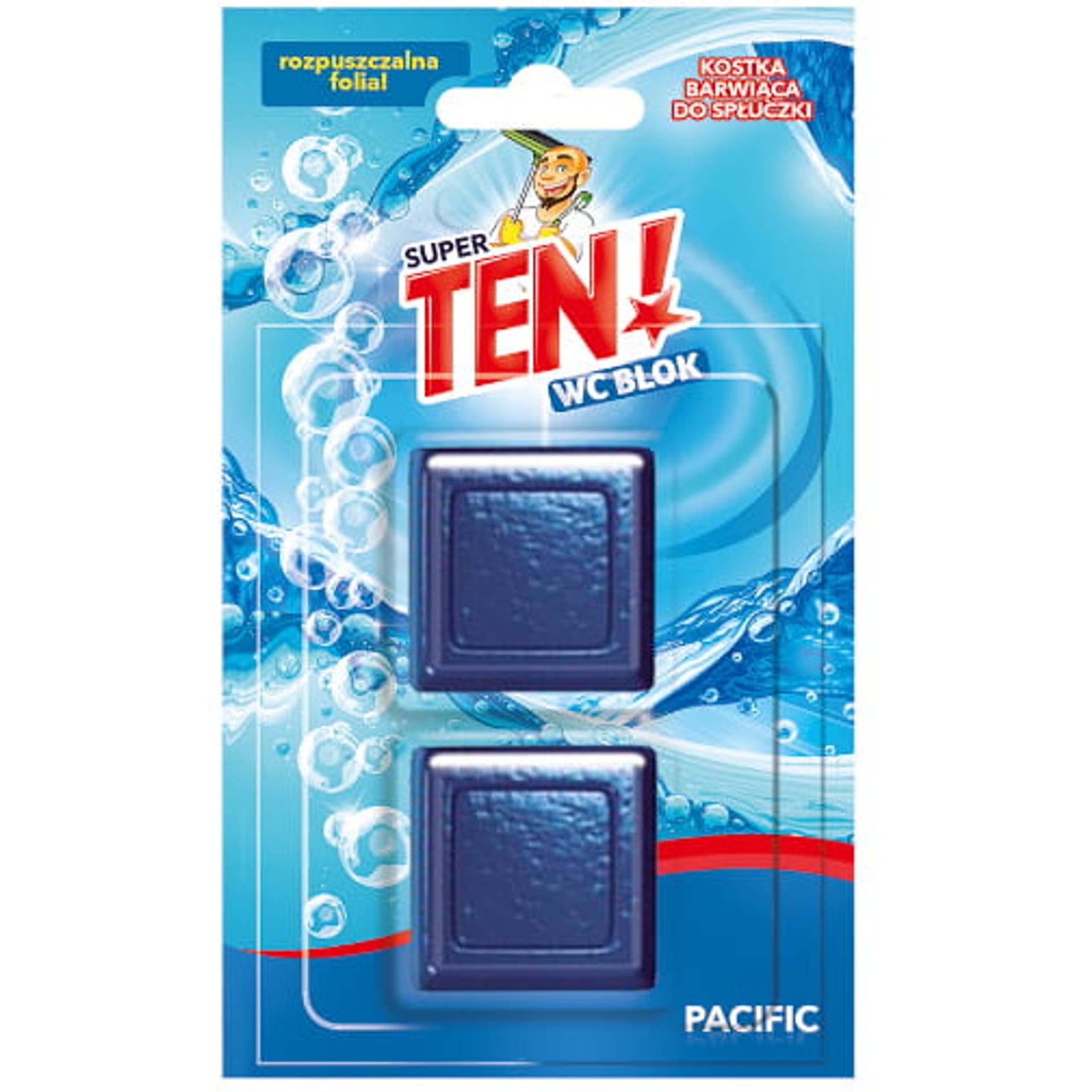 

Kostka do WC SuperTEN! Pacyfik 2x45g